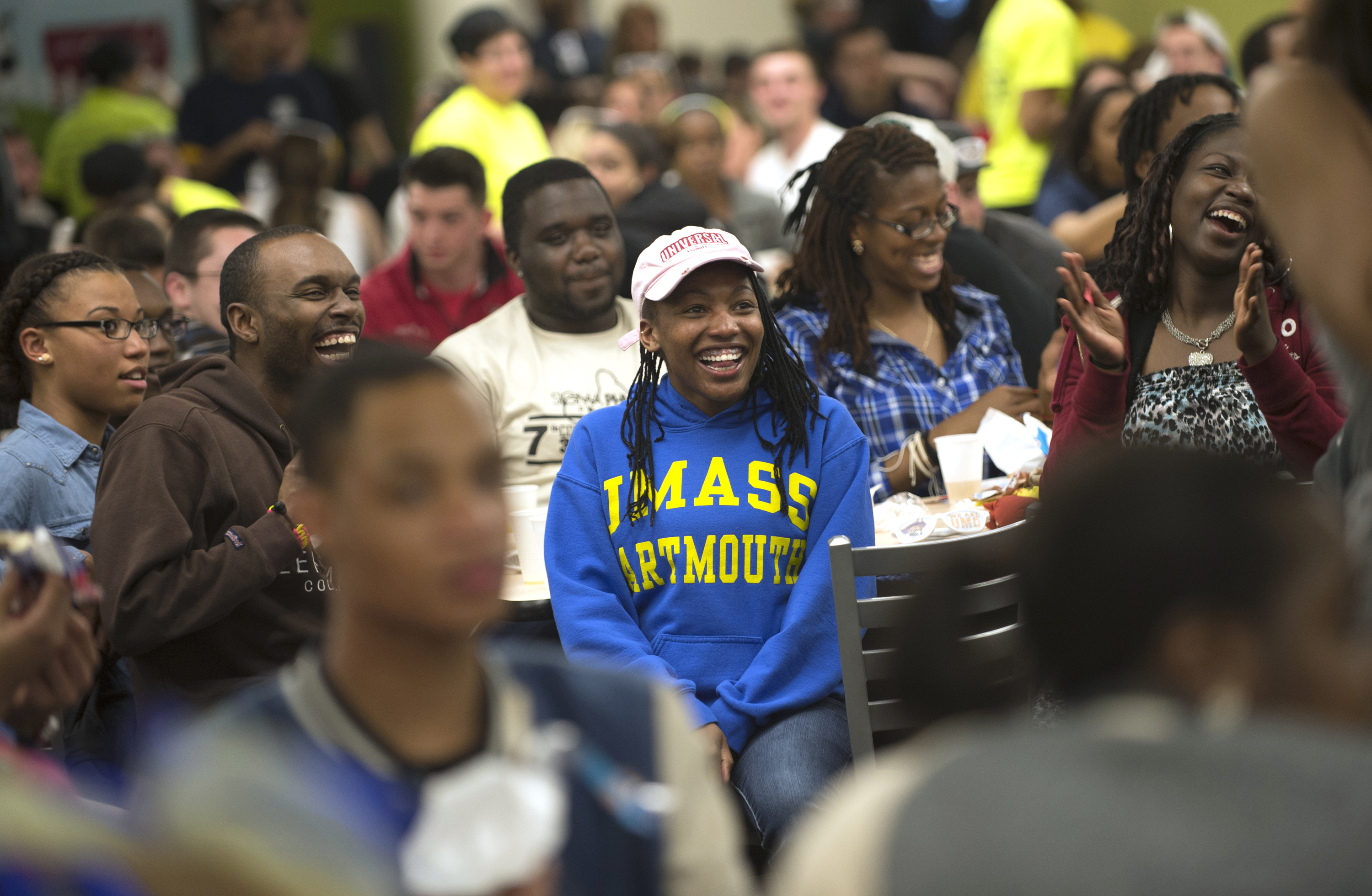 The moonlight breakfast is held for UMass Dartmouth students preparing to take their final exams the next day.