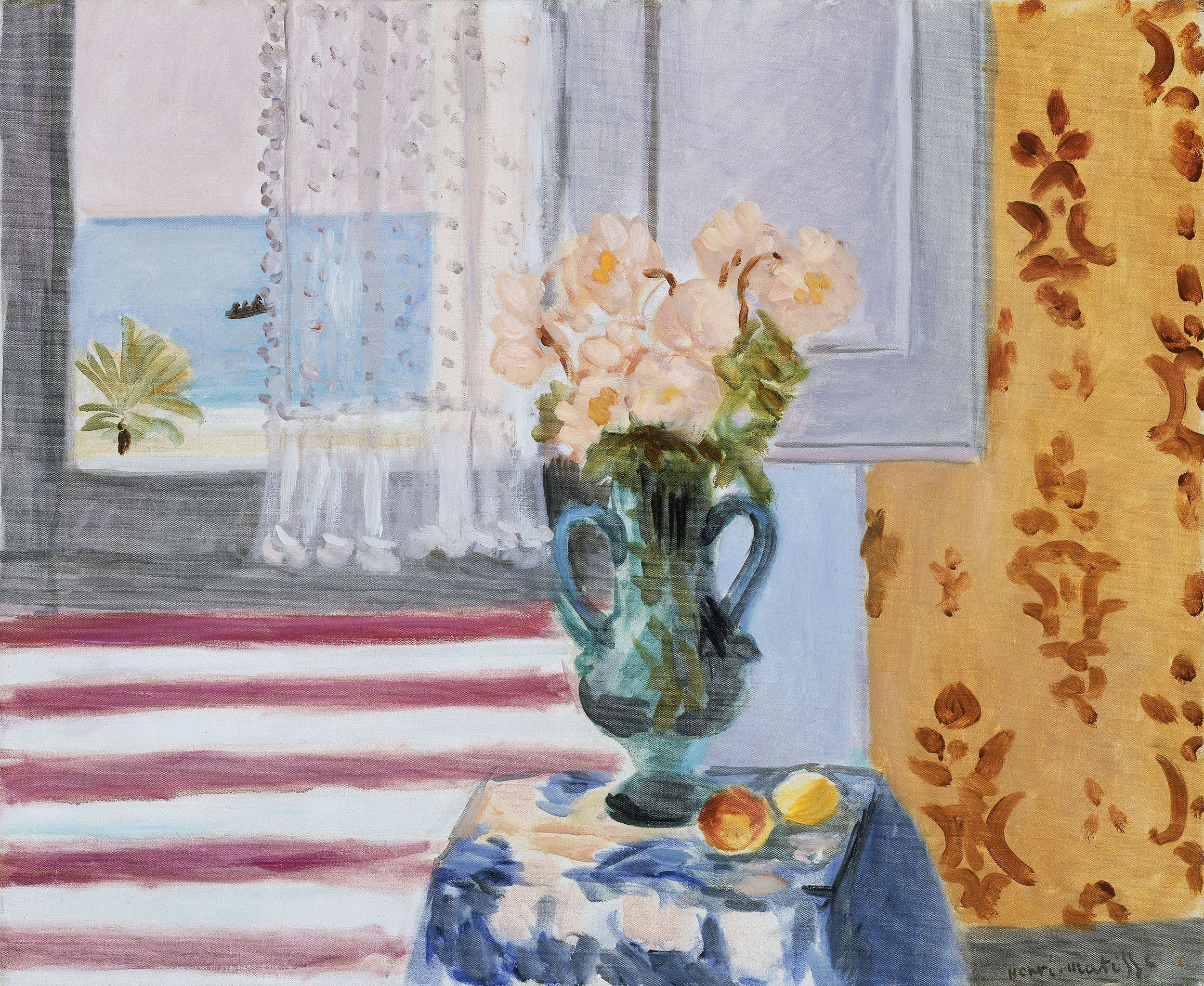 “Vase of Flowers,” 1924, oil on canvas.