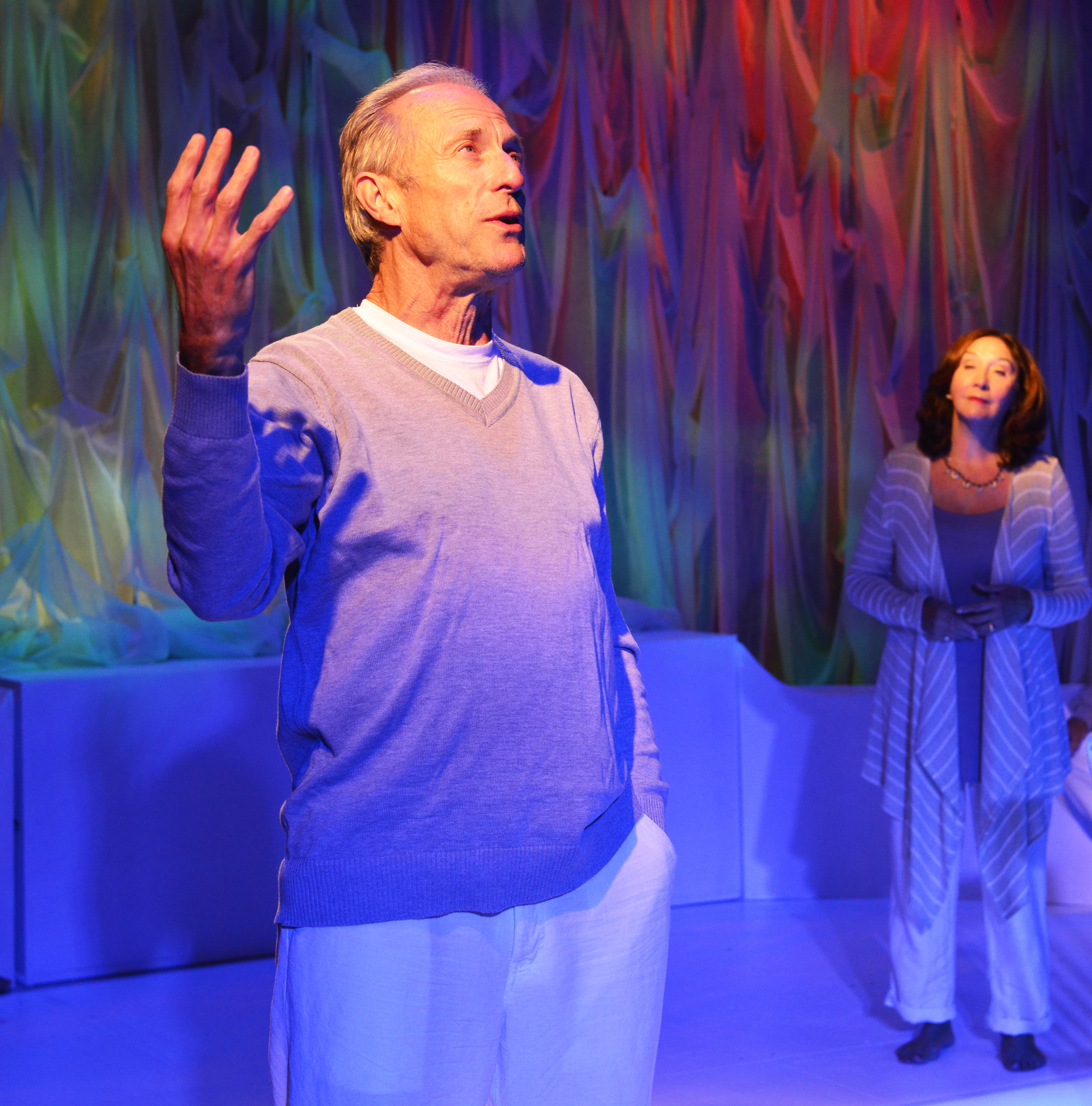Will Lyman and Sandra Shipley in “Man In Snow.”