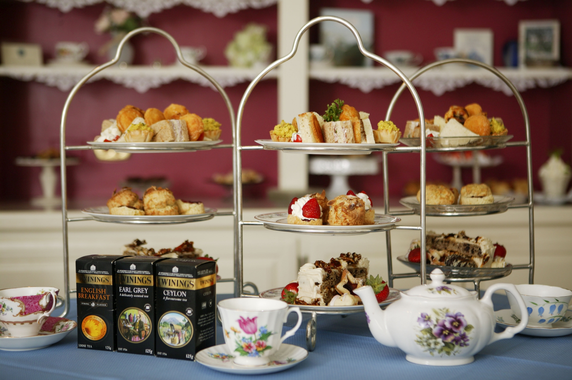 High tea at the Captain’s House.