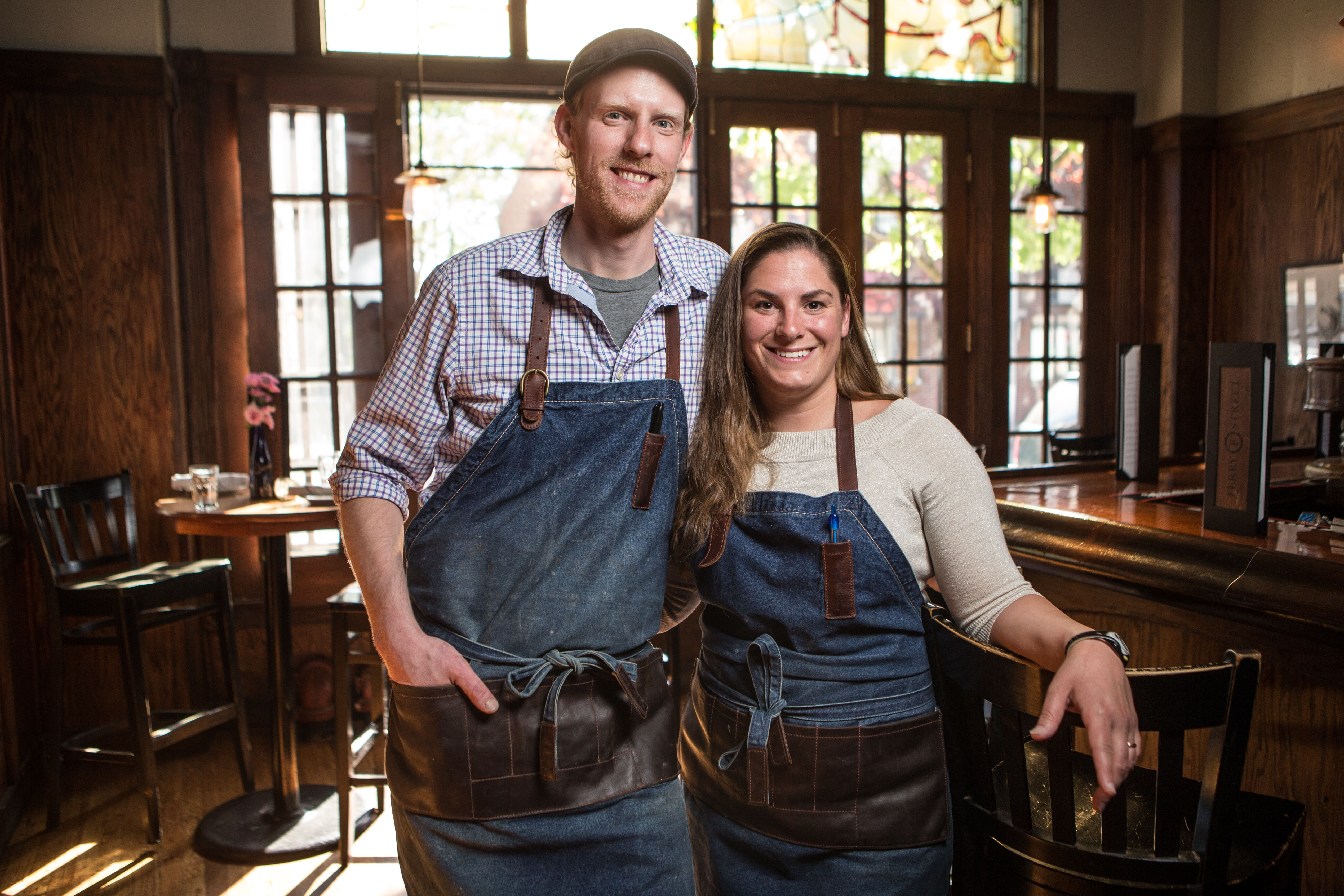 Jason and Shannon Ladd, chef and front-of-the-house manager.