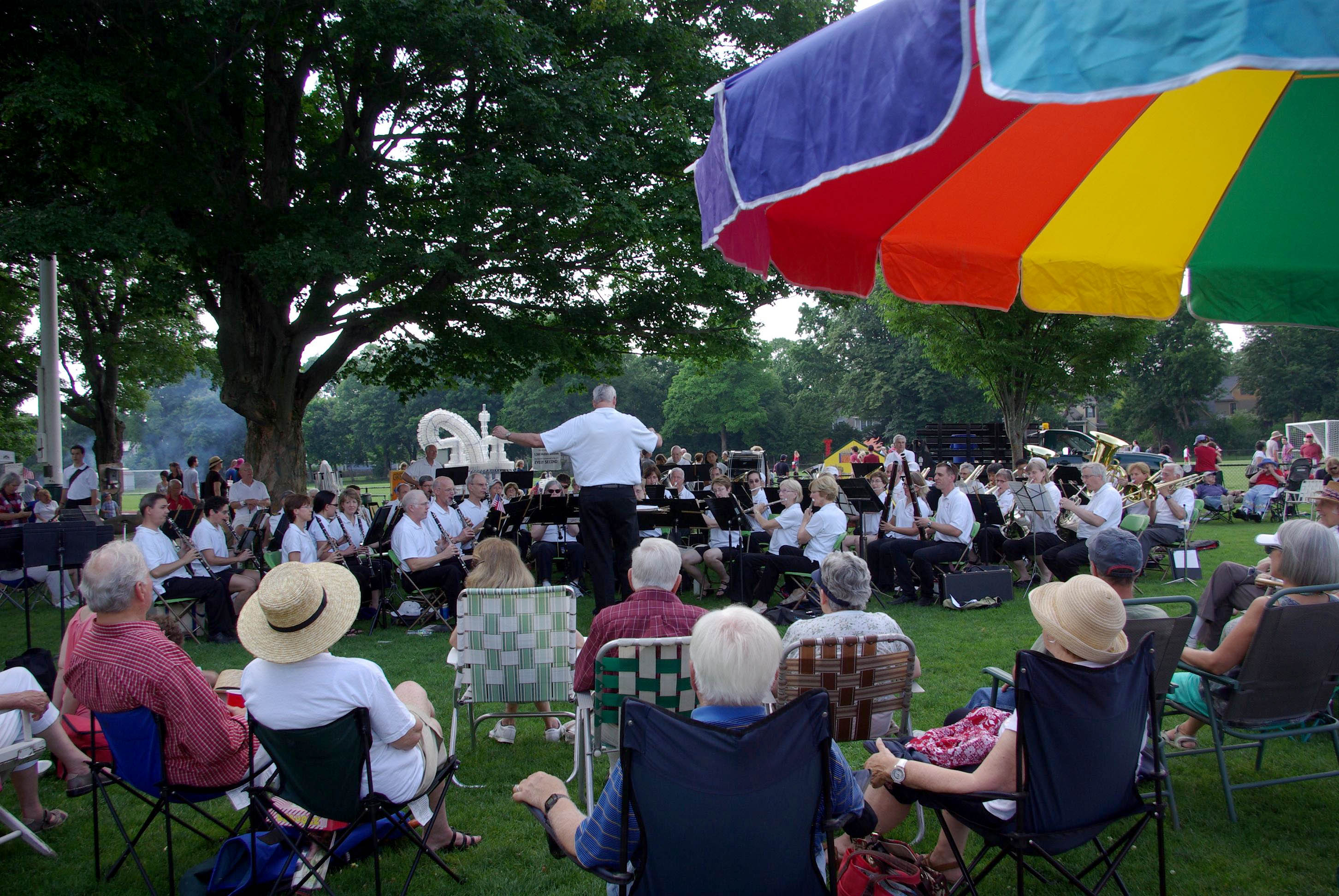 The Concord Band performing at last year's annual Picnic in the Park.