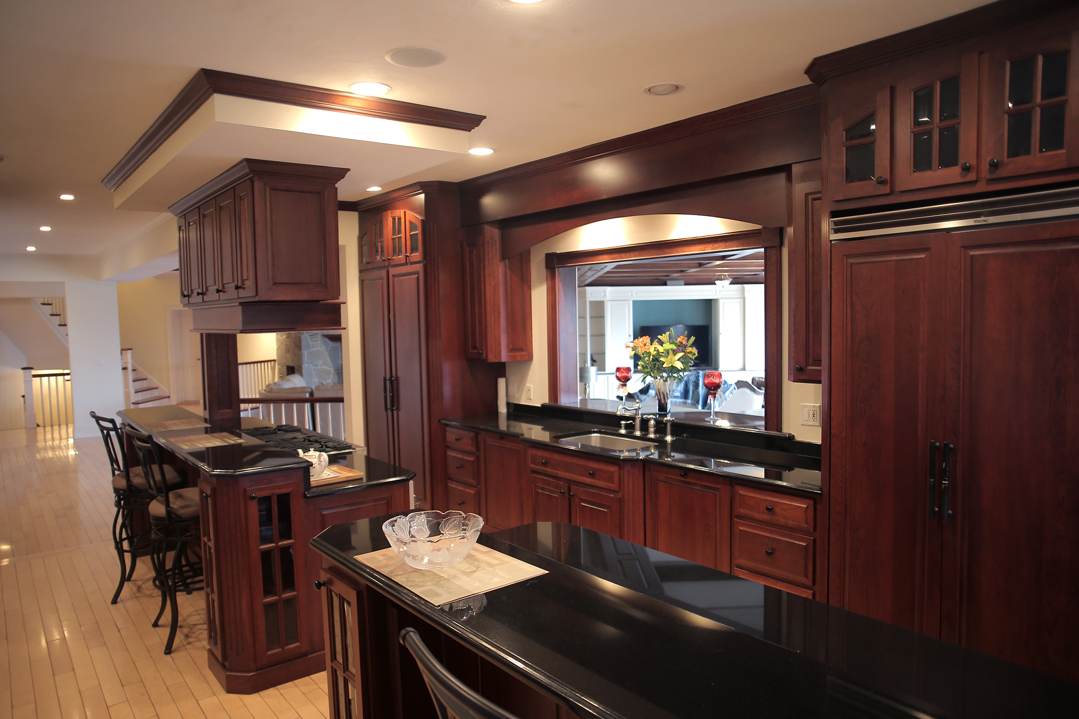 The kitchen.