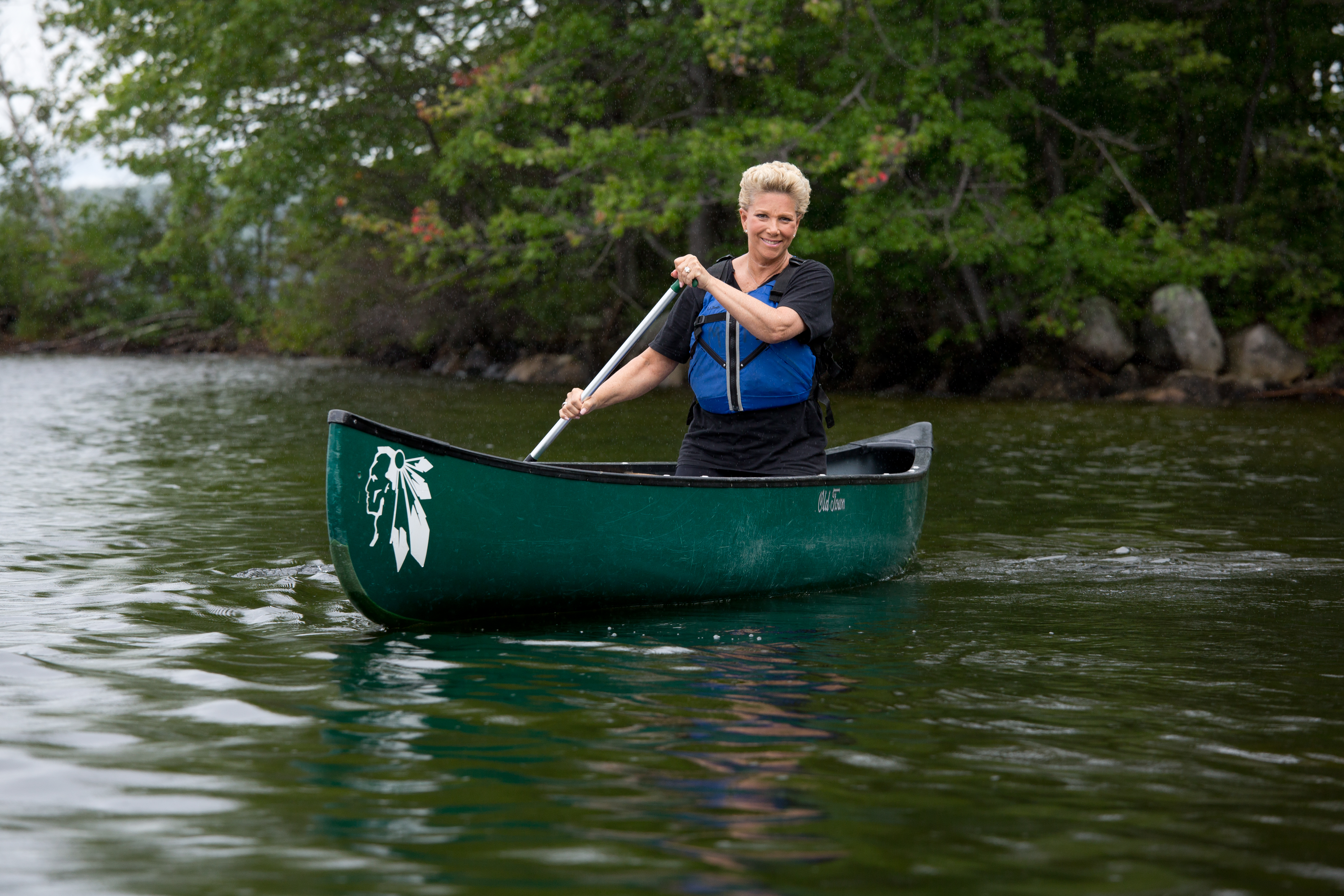 Lunden in Maine, where she spends summers.
