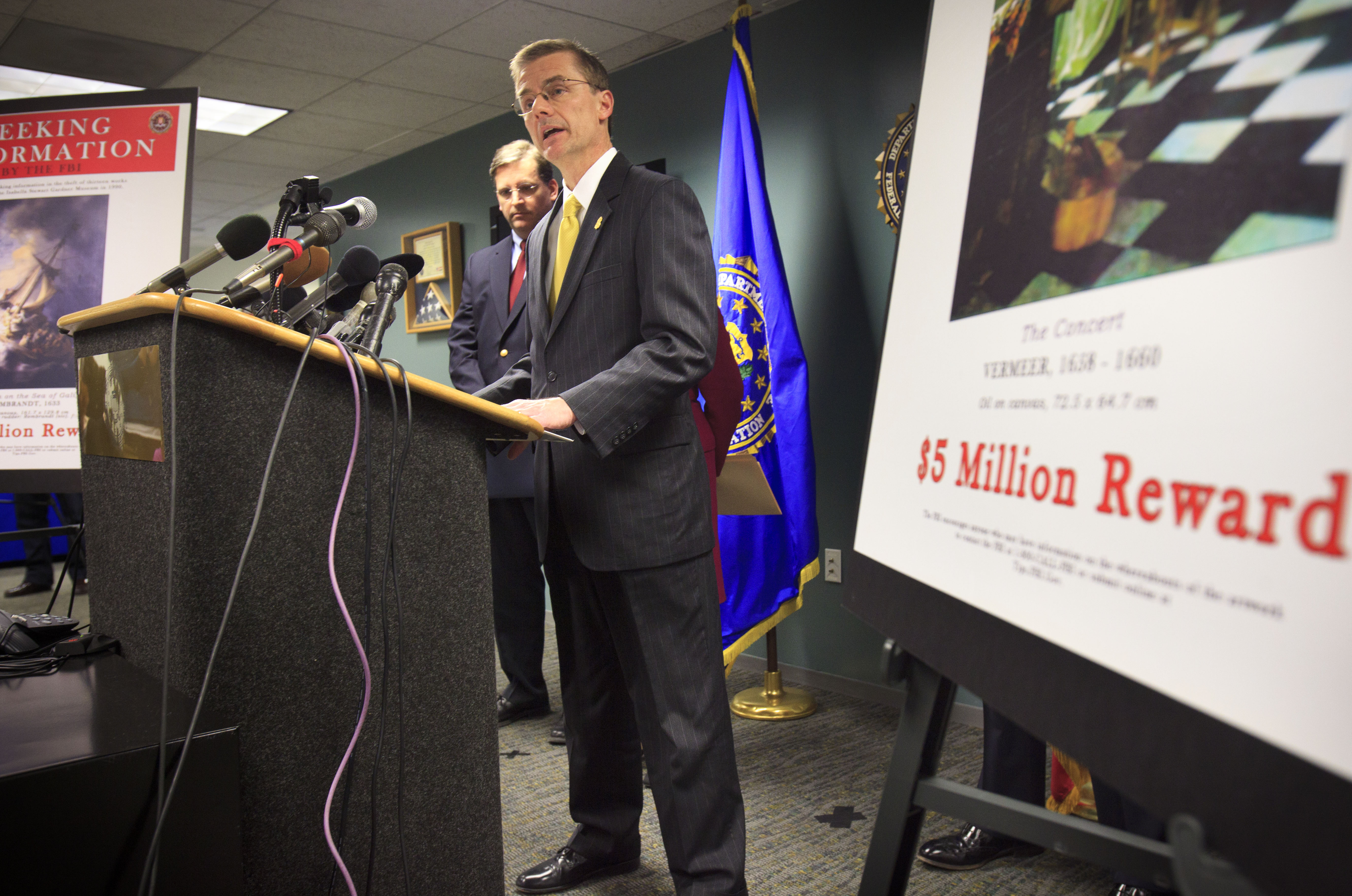On March 18, 2013, Richard DesLauriers, then head of the FBI’s Boston office, announced that agents knew who had pulled off the theft. He asked for the public’s help in recovering the art.