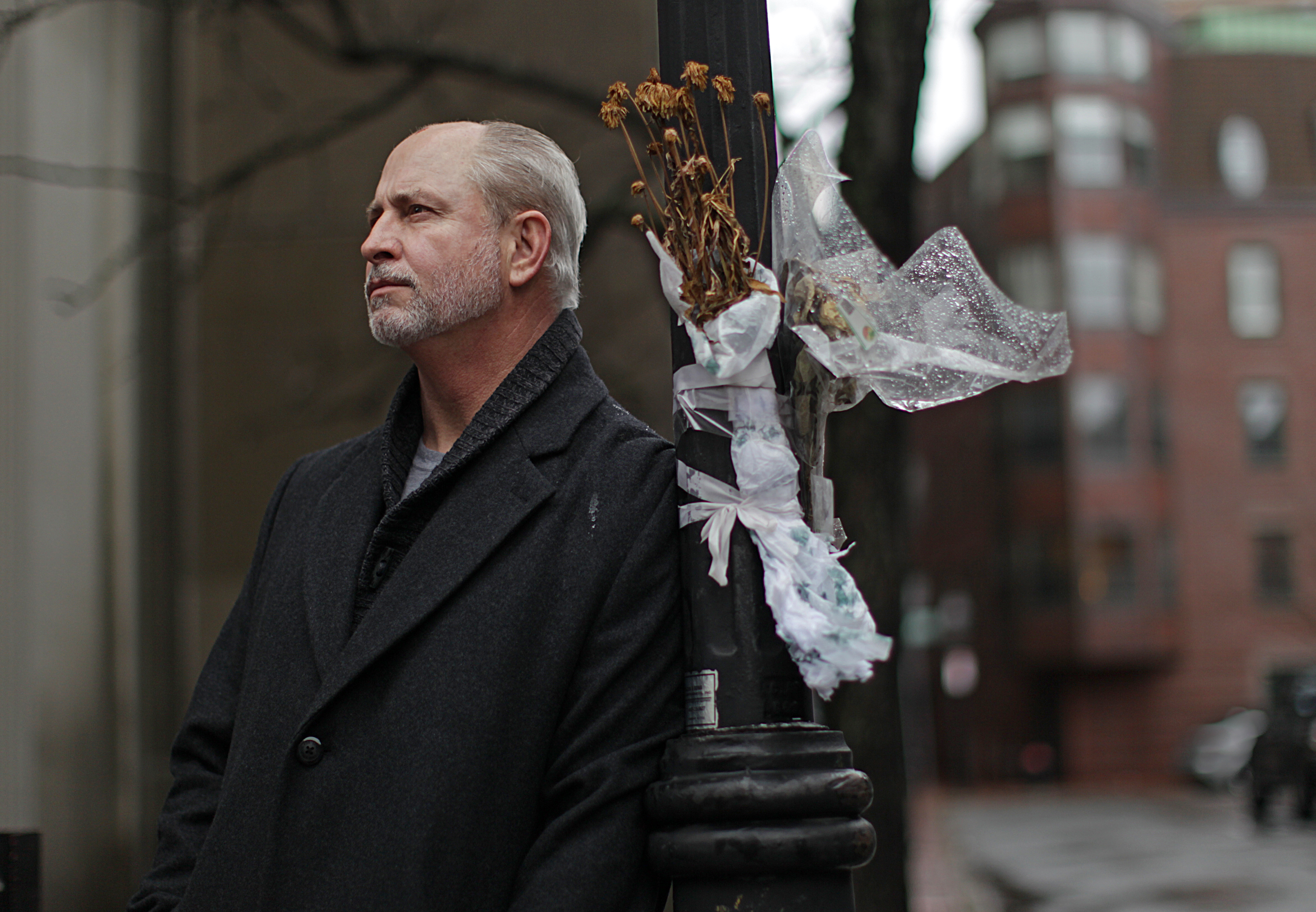 James Hansen Prince, a Texas-based playwright, visited the former location of the Cocoanut Grove nightclub.