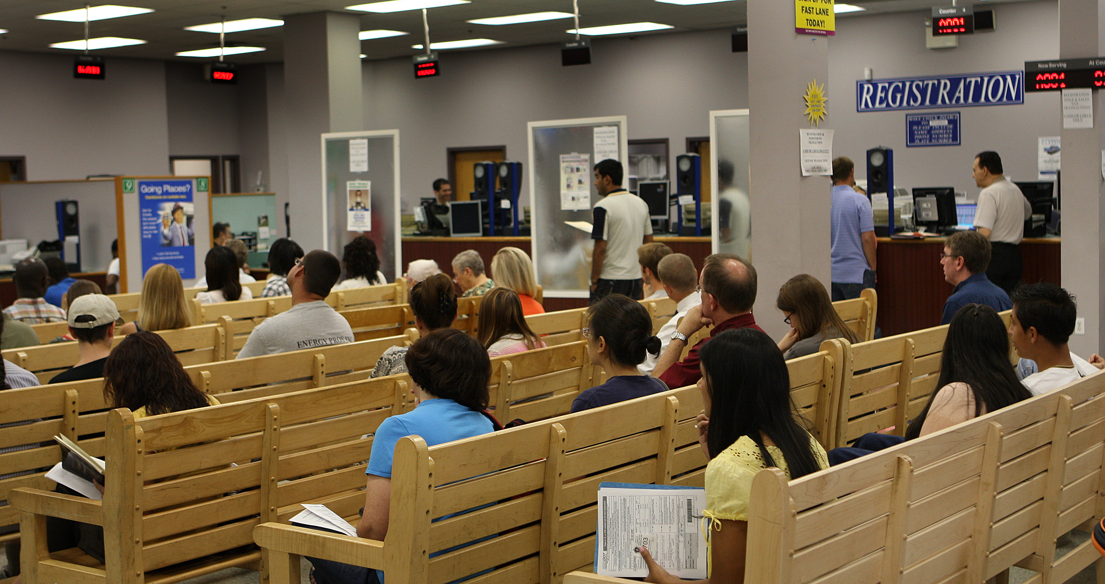 The wait one morning in 2010 at the Watertown RMV branch was not short.