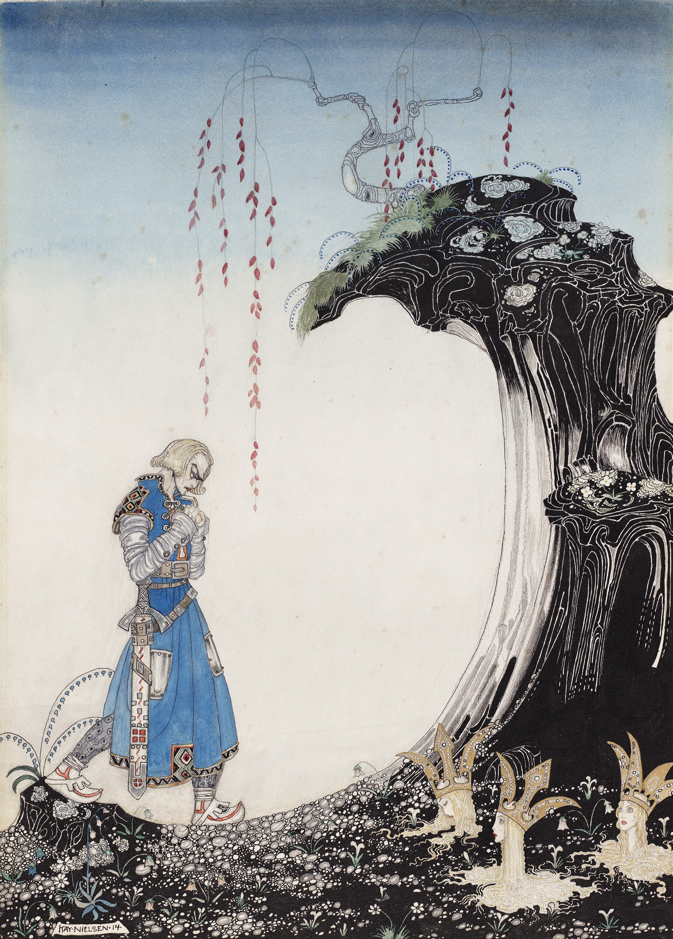 Kay Nielsen illustration from “East of the Sun, West of the Moon, Tales from the Old North”