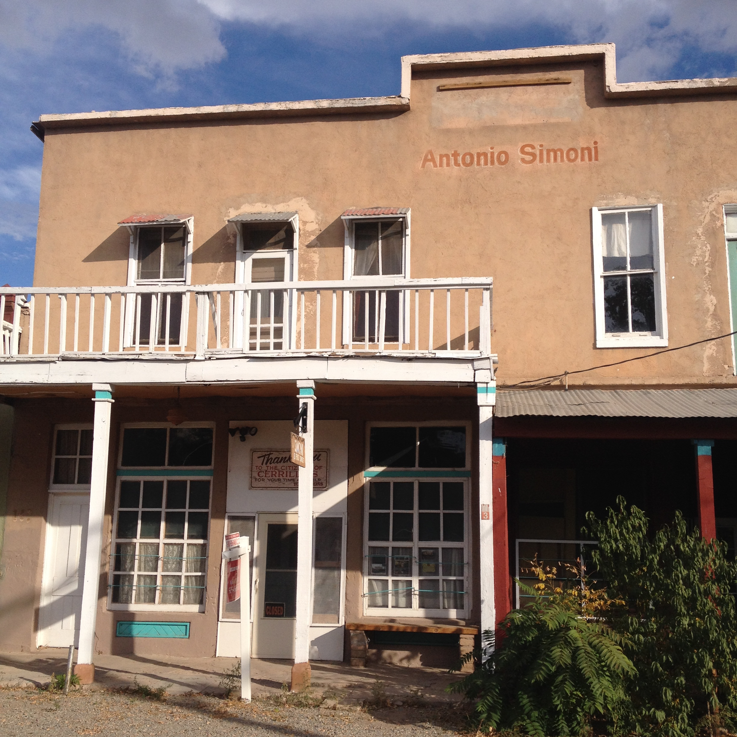 Downtown Cerrillos can resemble a quaint ghost town.