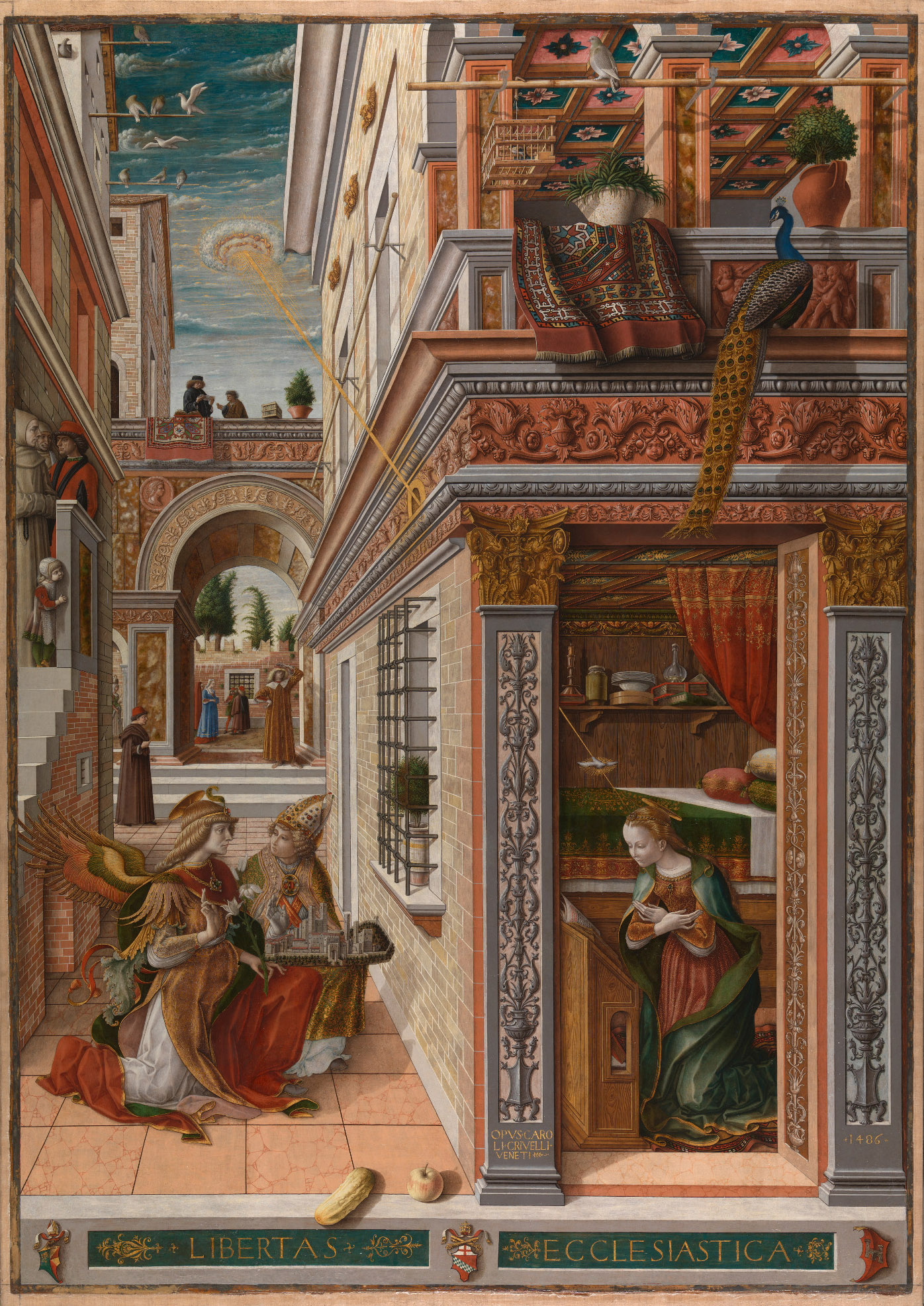 “The Annunciation With St. Emidius.”