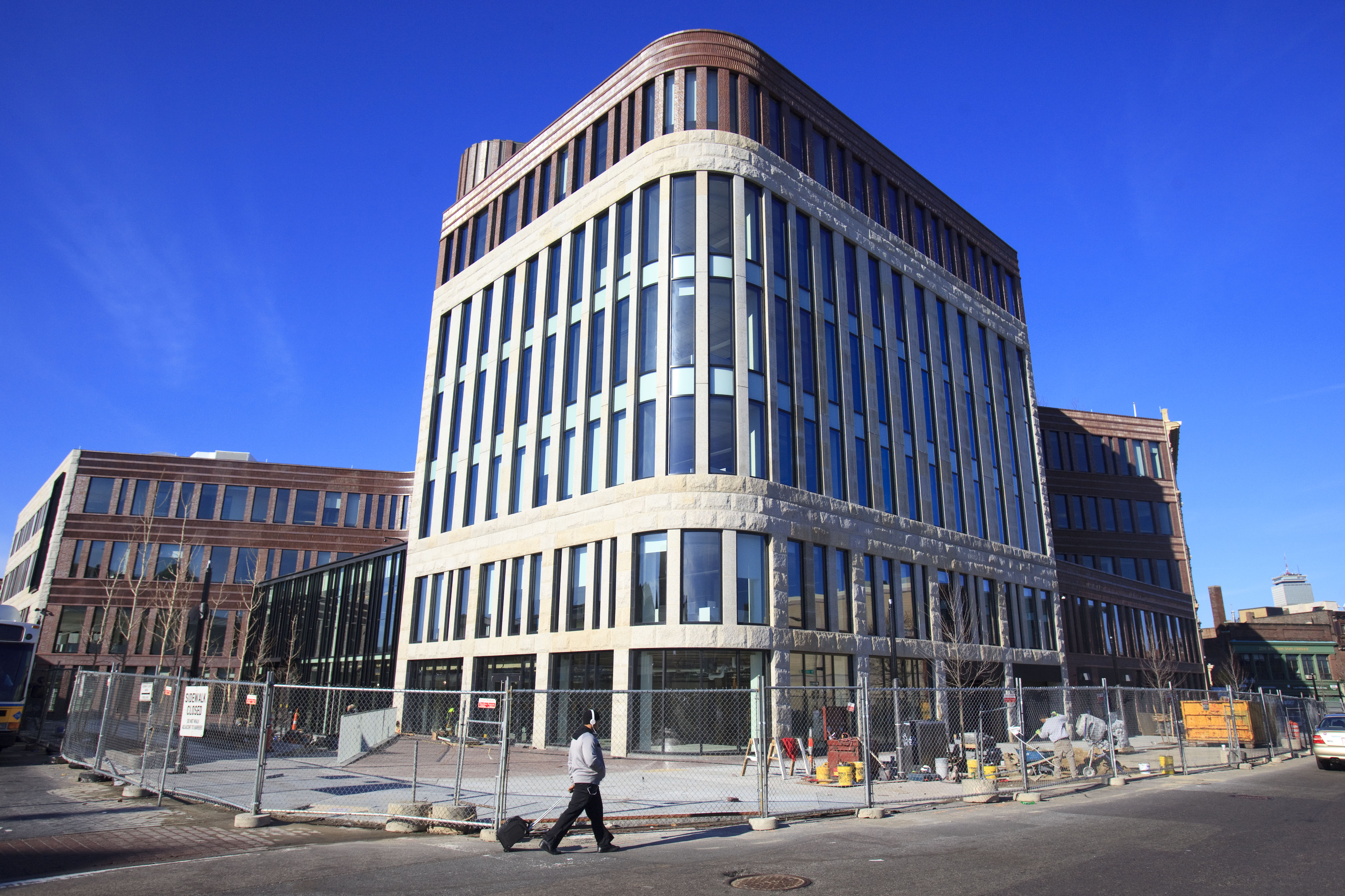 The new Bruce C. Bolling Municipal Building in Dudley Square.