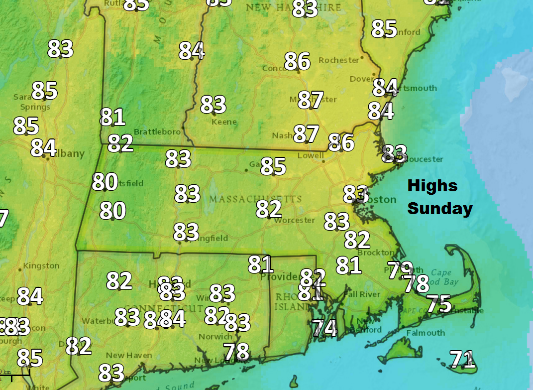 The tides will fluctuate 10 feet from low to high this week. (NOAA)