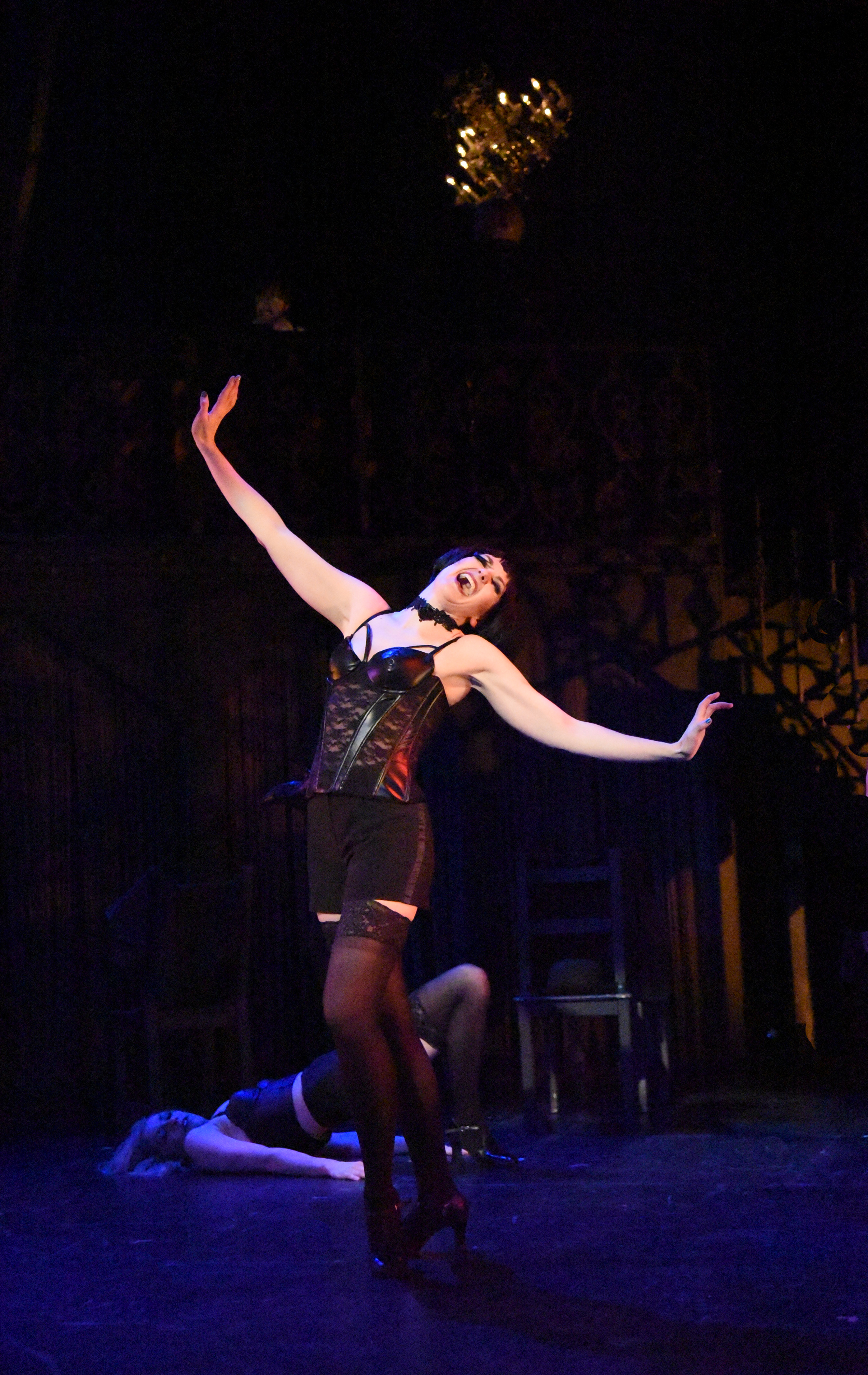 Aimee Doherty portrays Sally Bowles in Moonbox Productions’ “Cabaret.’’