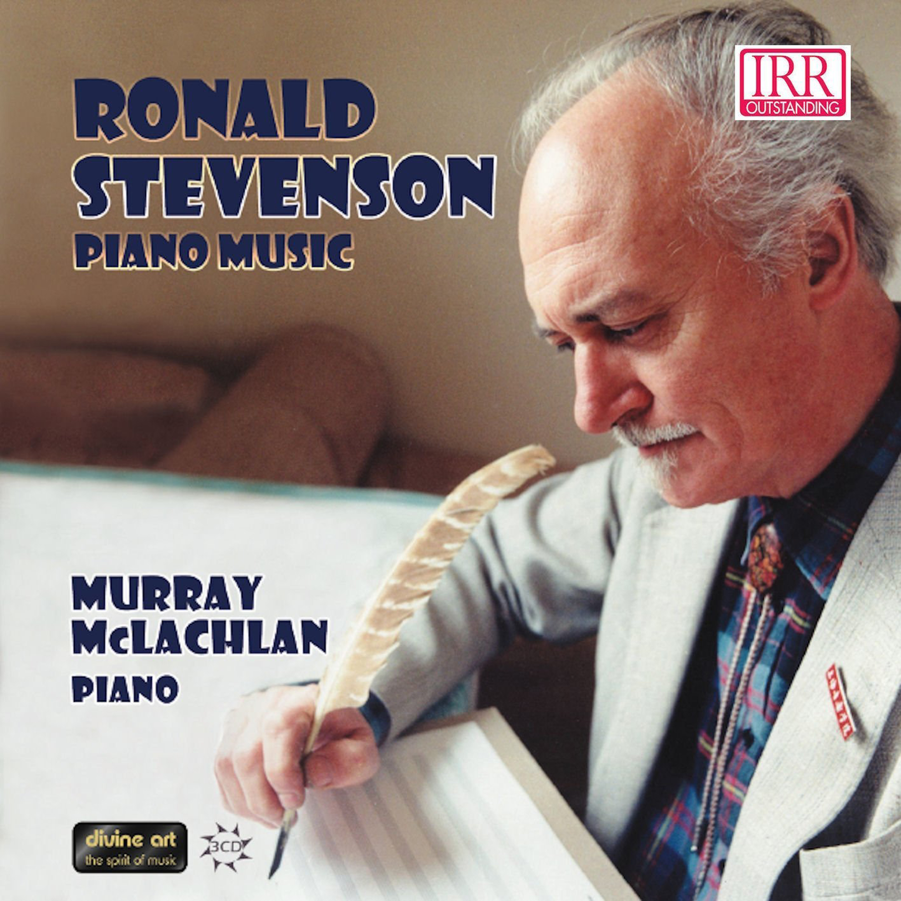 The cover of one of British composer Ronald Stevenson’s albums.