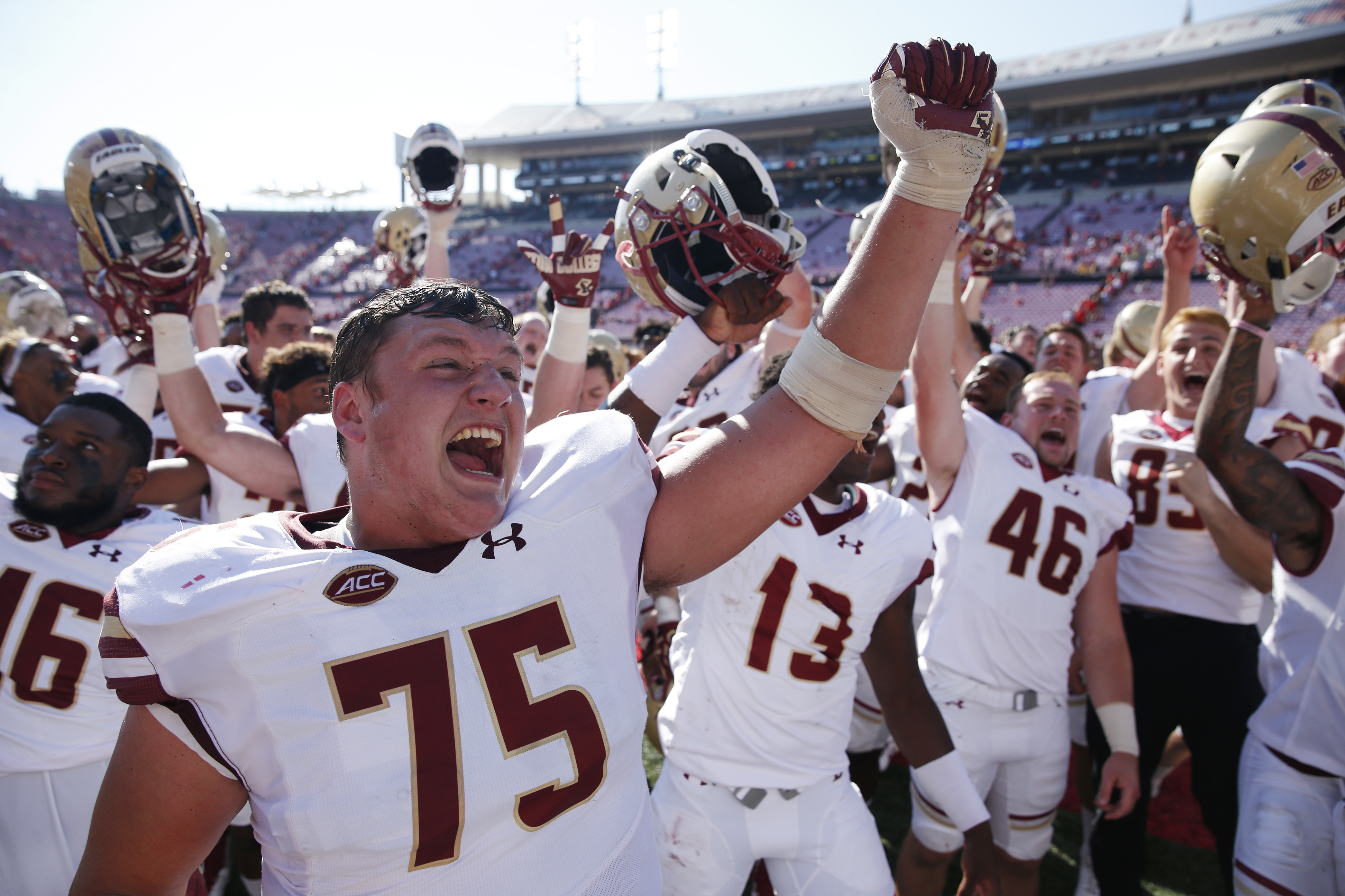 BC will ride the momentum of its win Saturday into another road contest next weekend, at Virginia.