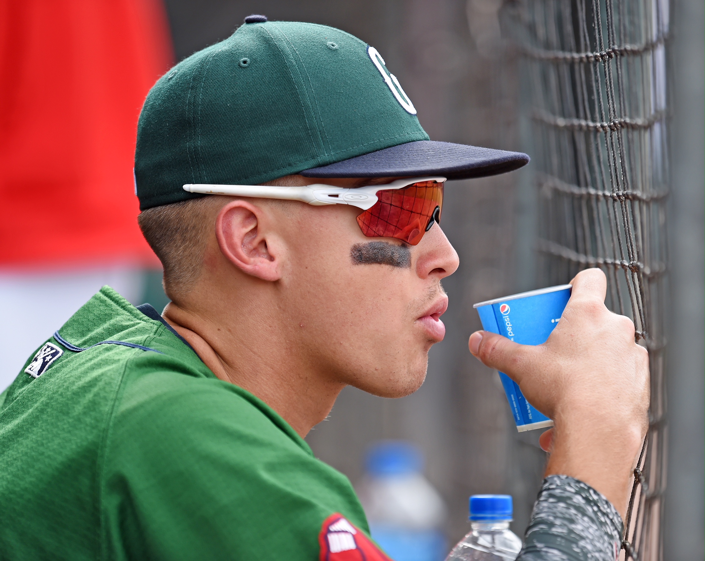 Tyler Dearden played for the Greenville Drive in the South Atlantic League in 2019.
