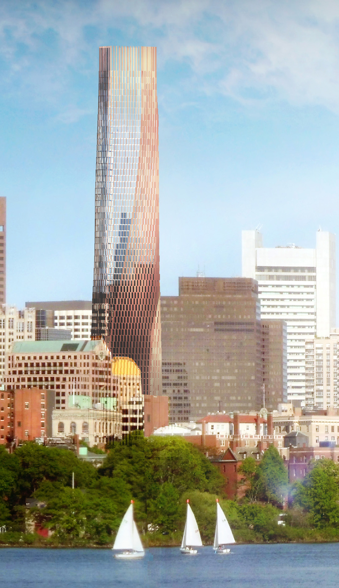 Rendering of Accordia Partners' proposed tower.