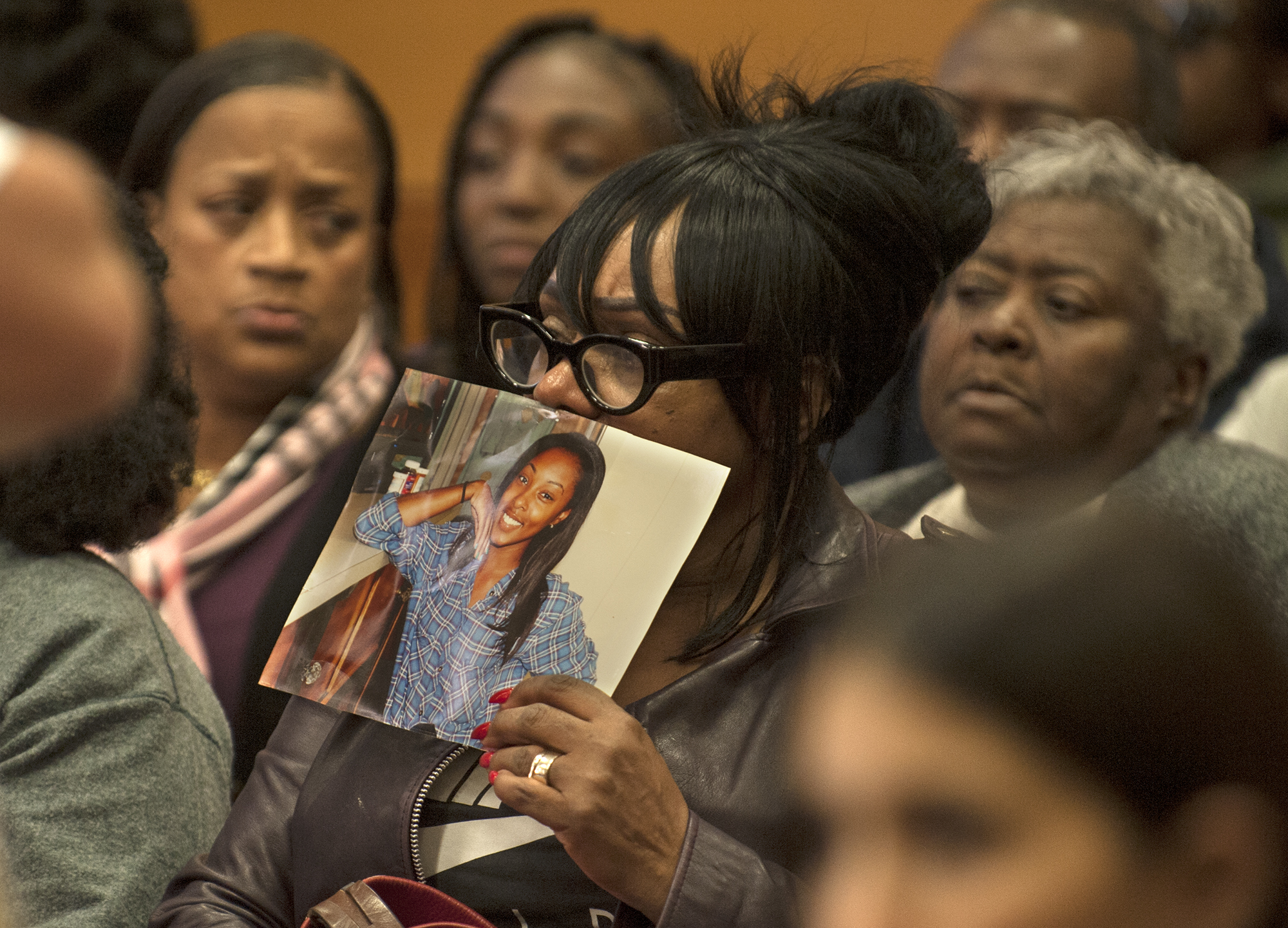 Jamia Ammons-Maddrey’s family and friends packed the courtroom for McKoy’s murder arraignment. More than one let out an audible gasp when McKoy was brought into court.