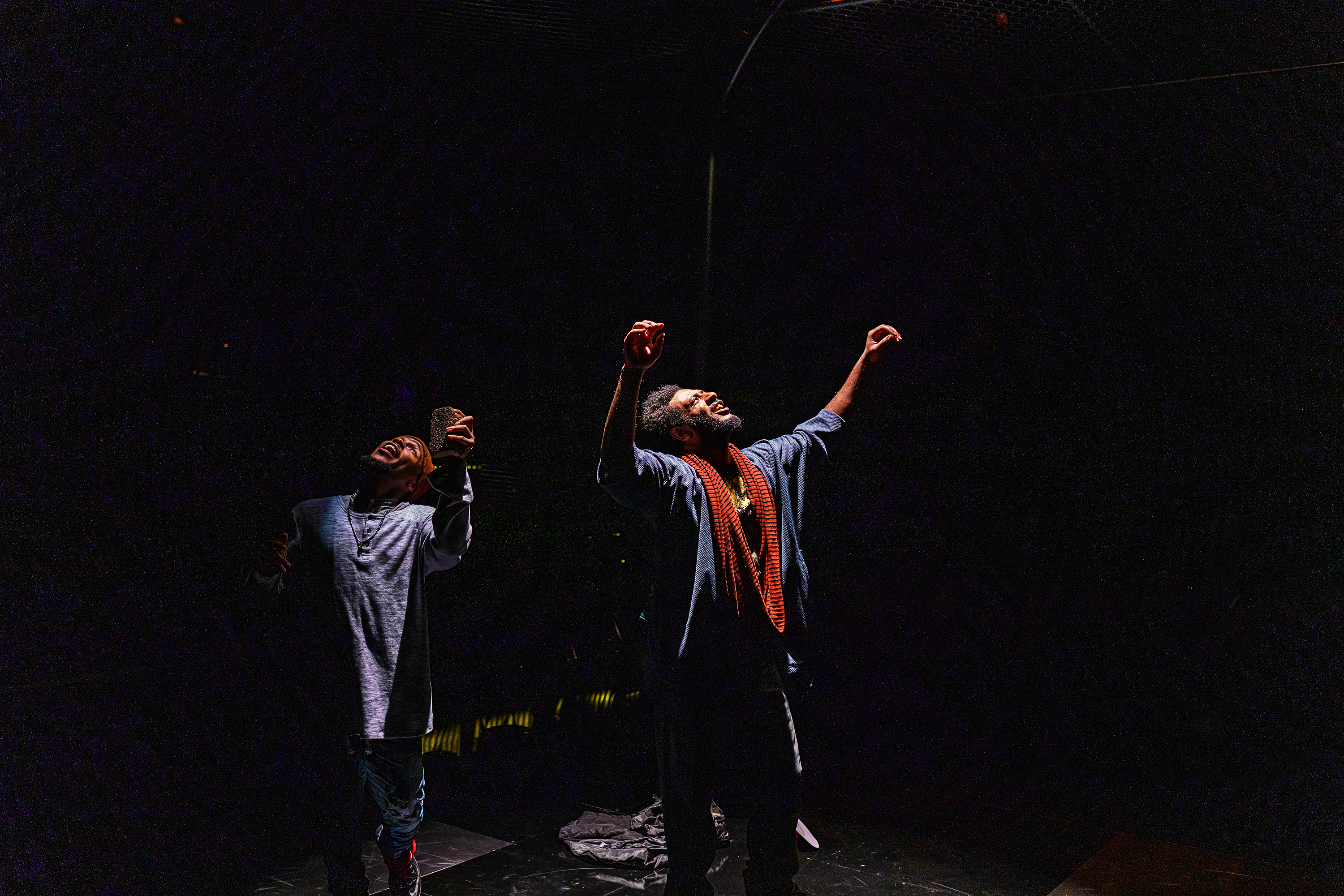 Hubens "Bobby" Cius and Kadahj Bennett in "Pass Over."