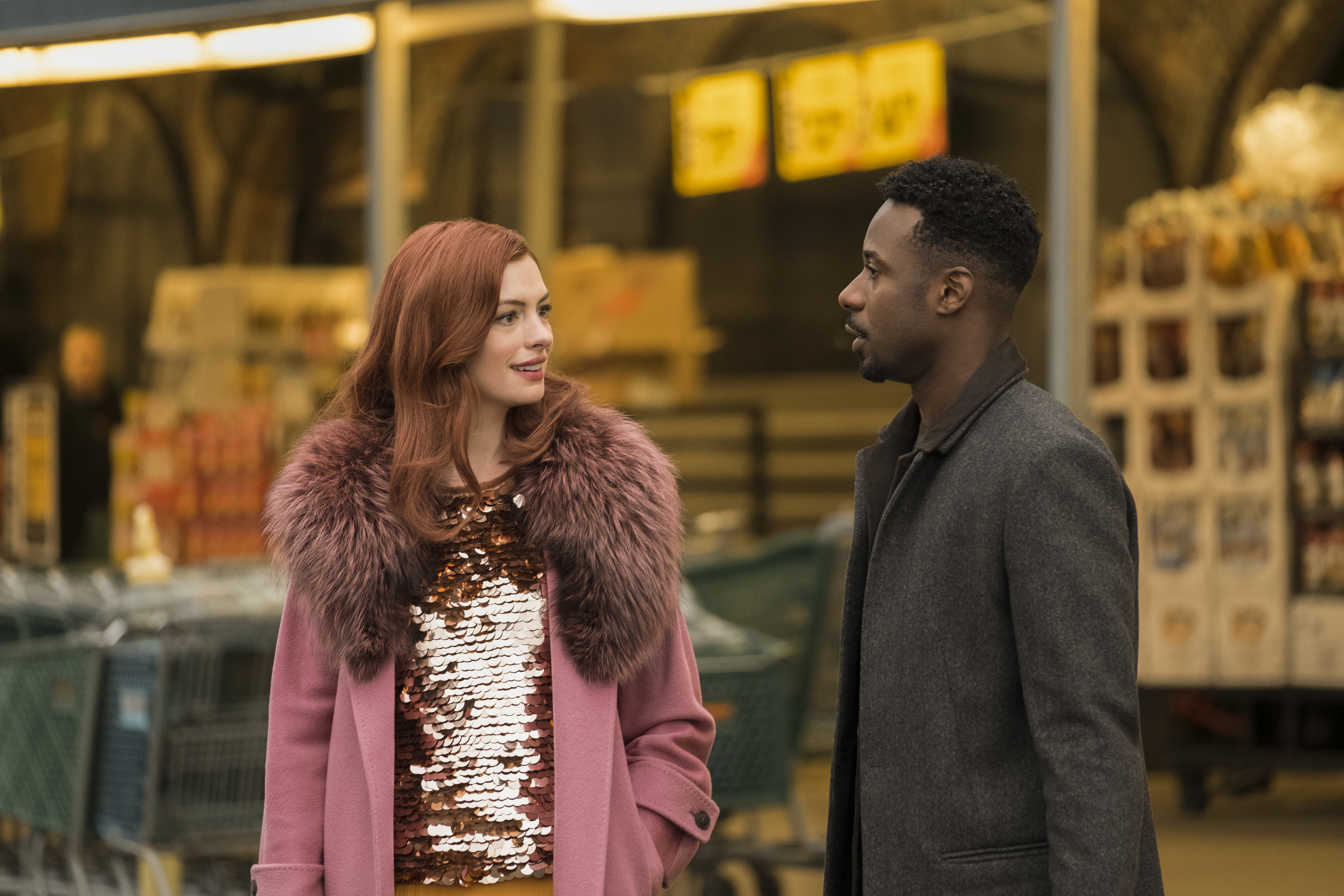 Anne Hathaway and Gary Carr in Amazon's “Modern Love.”