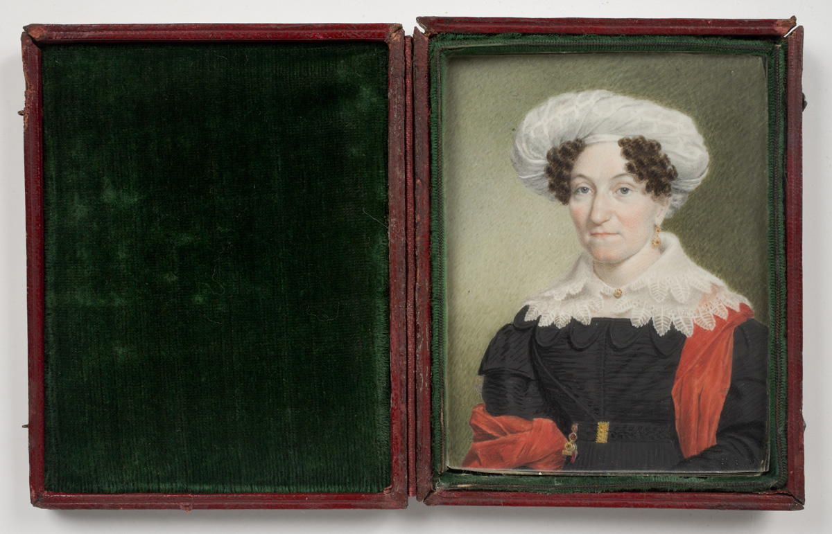 Sarah Goodridge’s portrait of Sarah Salisbury Tappan, from about 1830.