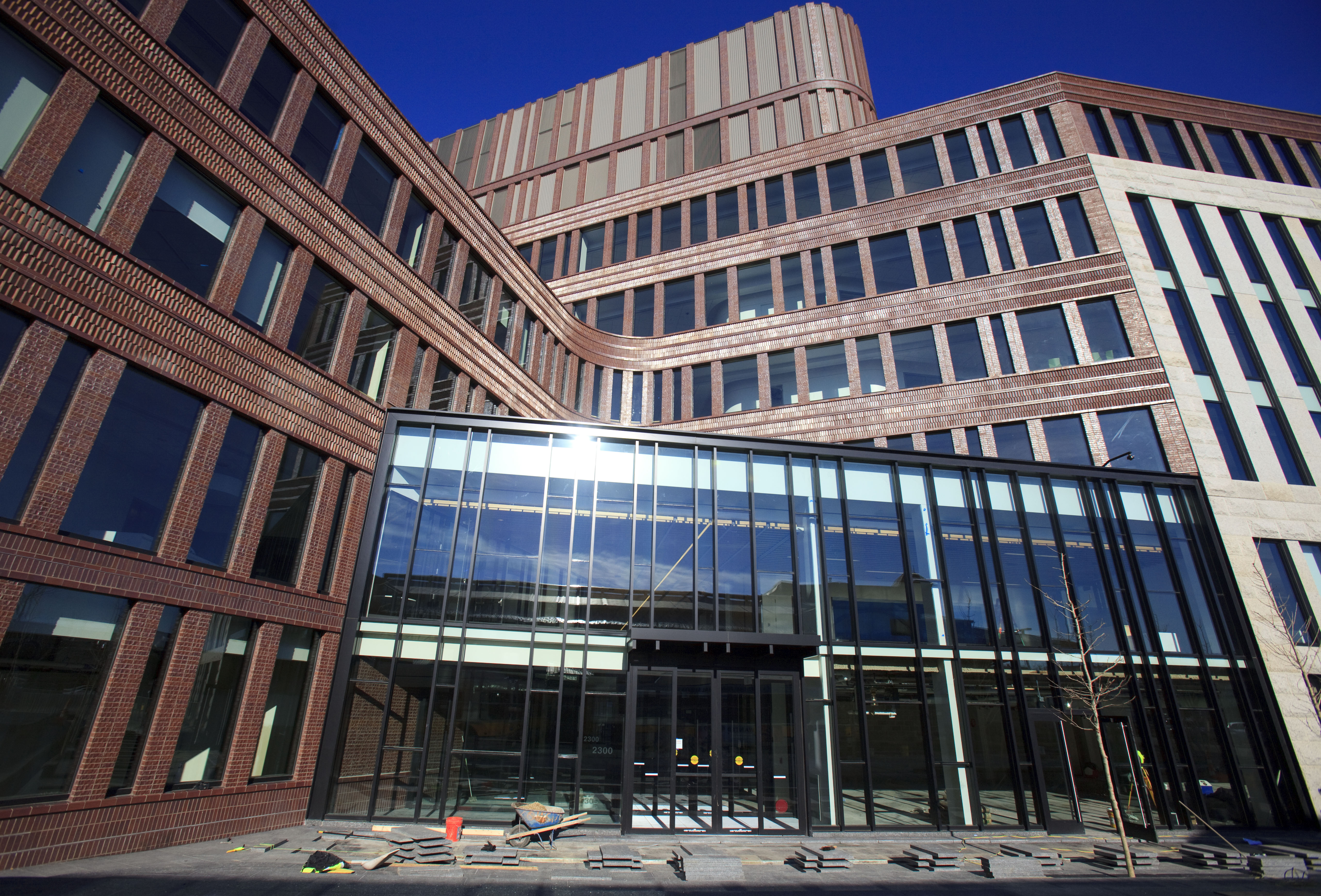 The new Bruce C. Bolling Municipal Building in Dudley Square.