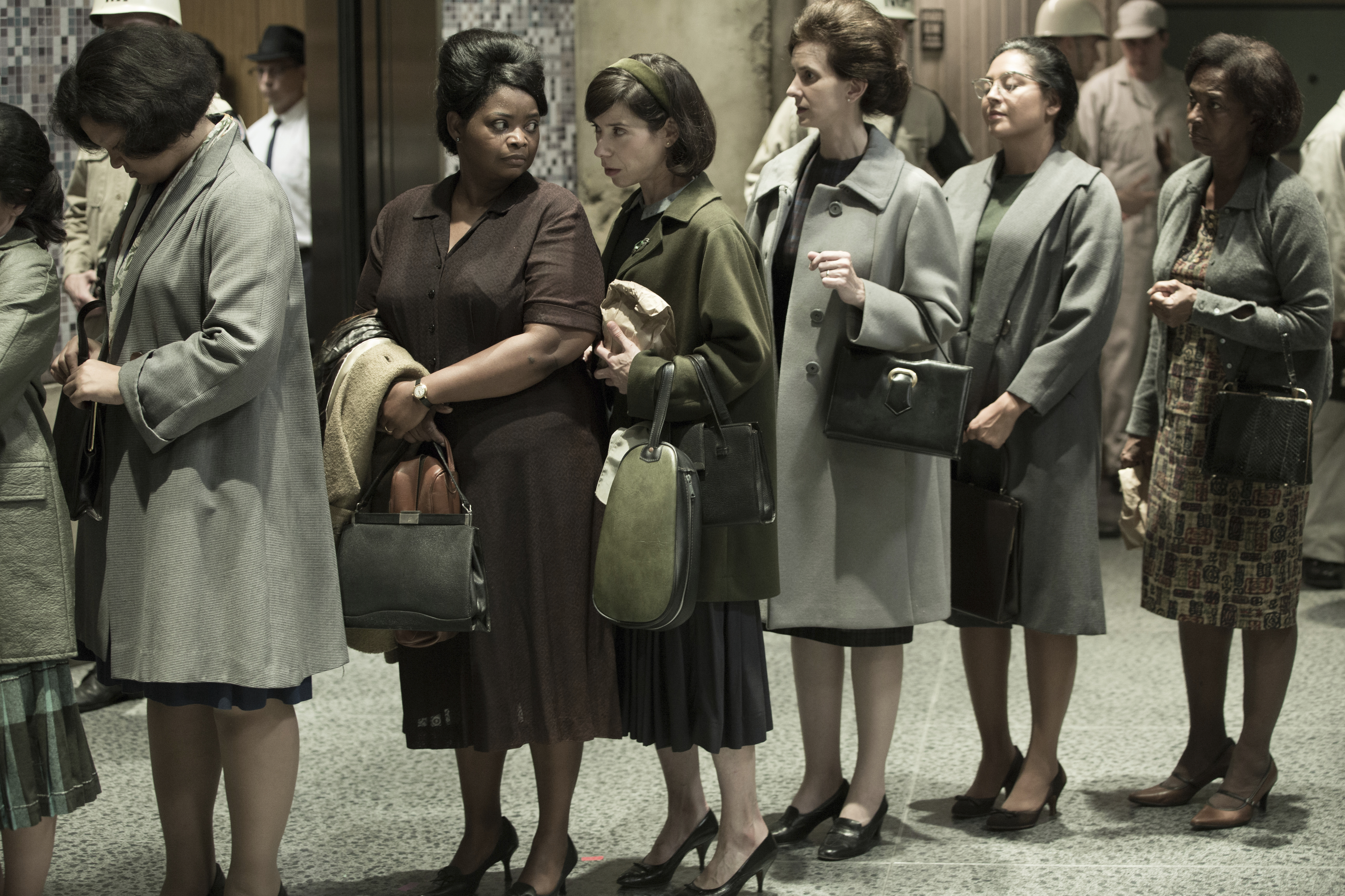 Octavia Spencer with Sally Hawkins.