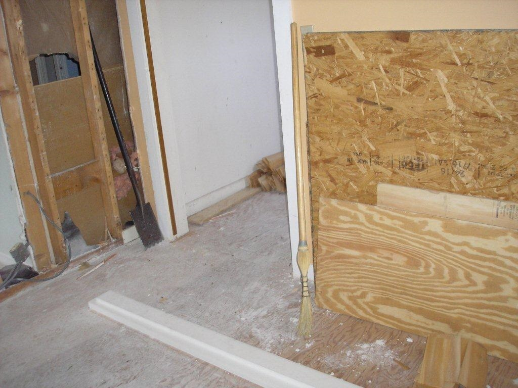 After chipping a tile floor, students and a teacher learned later that the tiles contained asbestos.