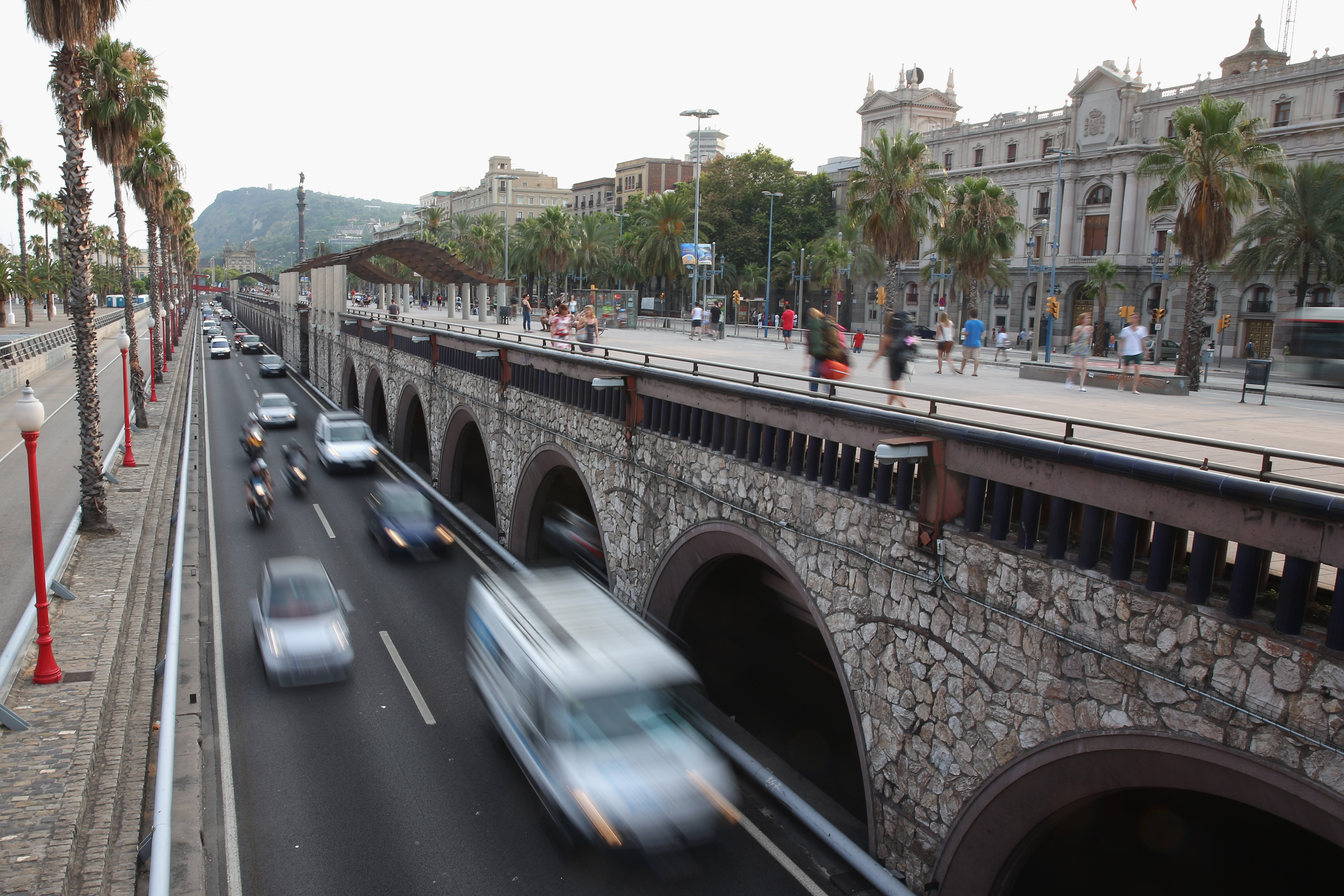 Barcelona’s Ronda Litoral road.