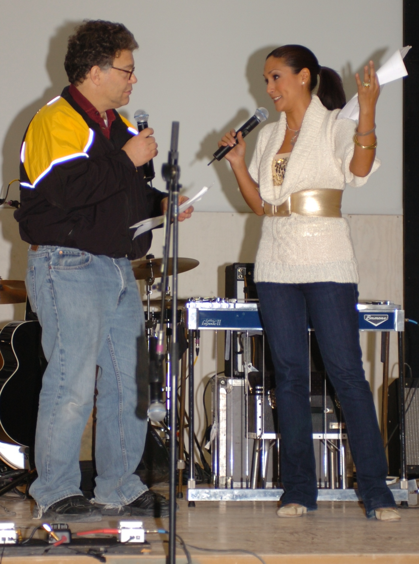 Senator Al Franken has been accused of lewd treatment by radio host Leeann Tweeden (right) during a 2006 trip abroad.