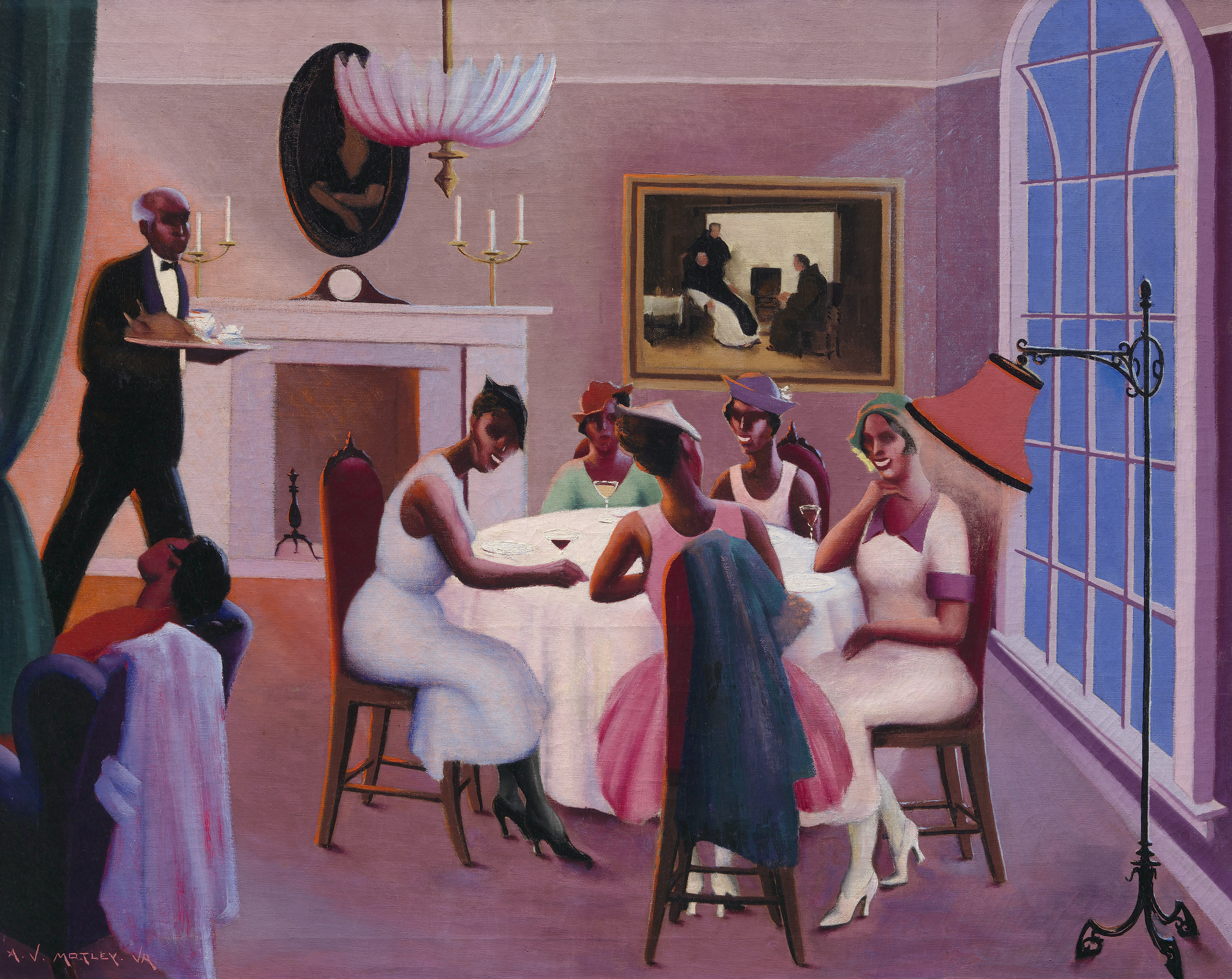 Archibald Motley's "Cocktails," painted circa 1926.