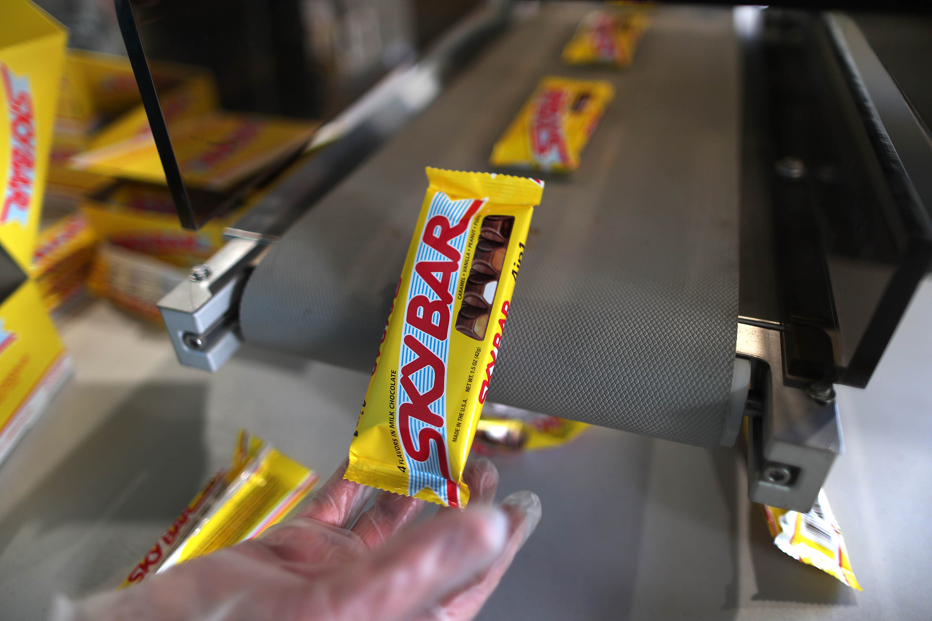 The candy's price tag is reasonable: $1.98 per bar.