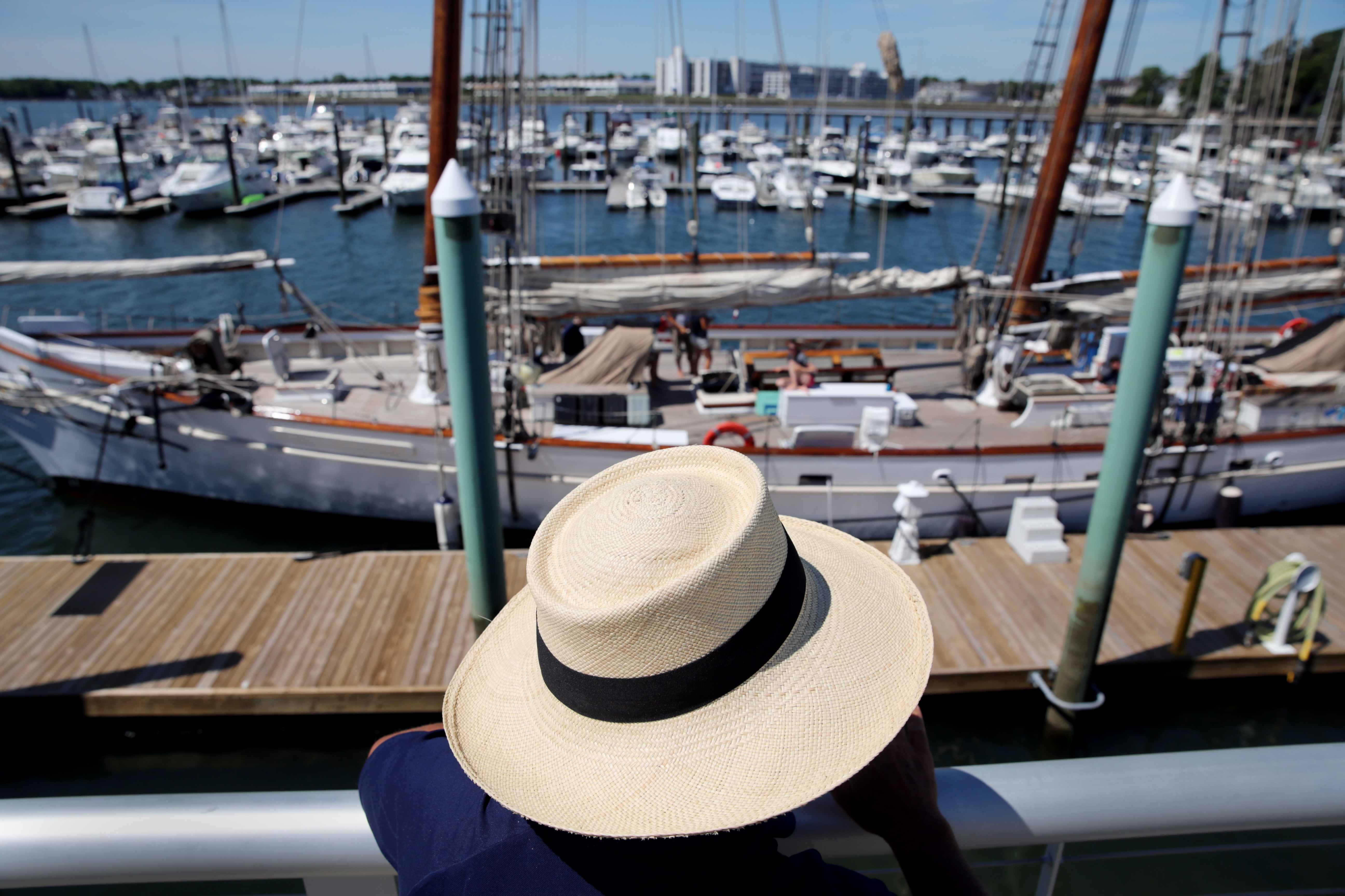 Captain Richard Bailey looked over the Spirit of South Carolina.
