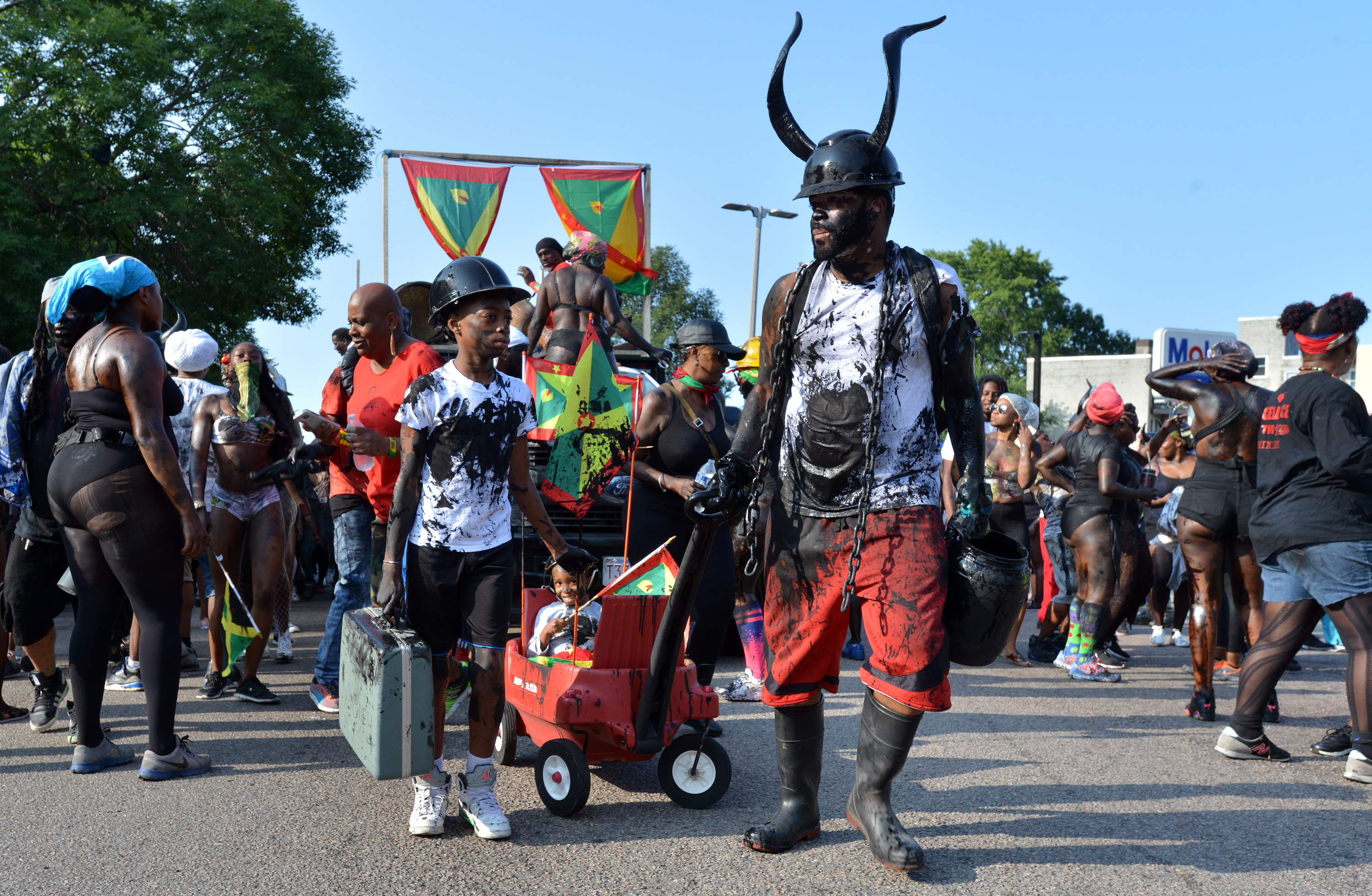 Caribbean parade winds through city with flashing colors The Boston Globe