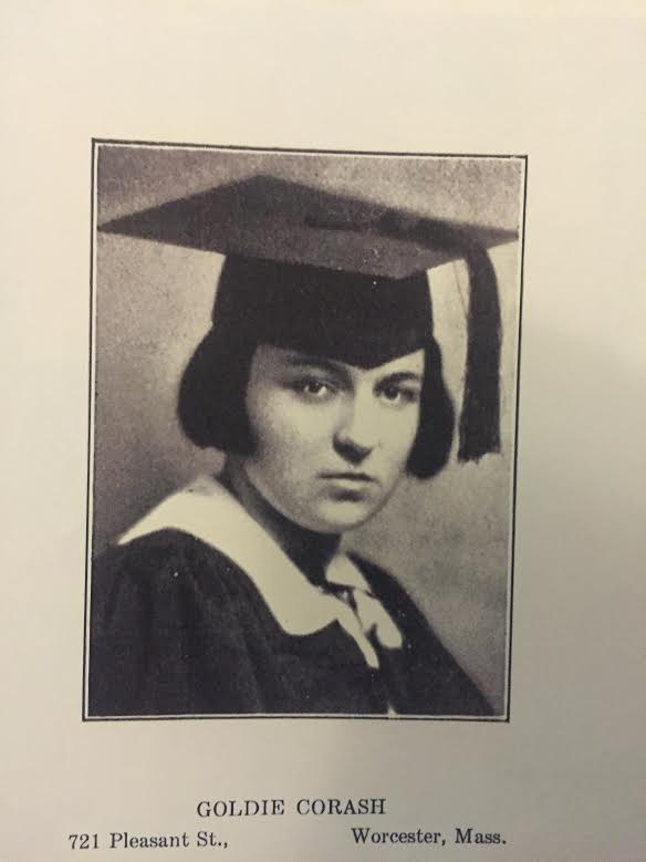 Goldie Corash Michelson at age 22 in 1924.