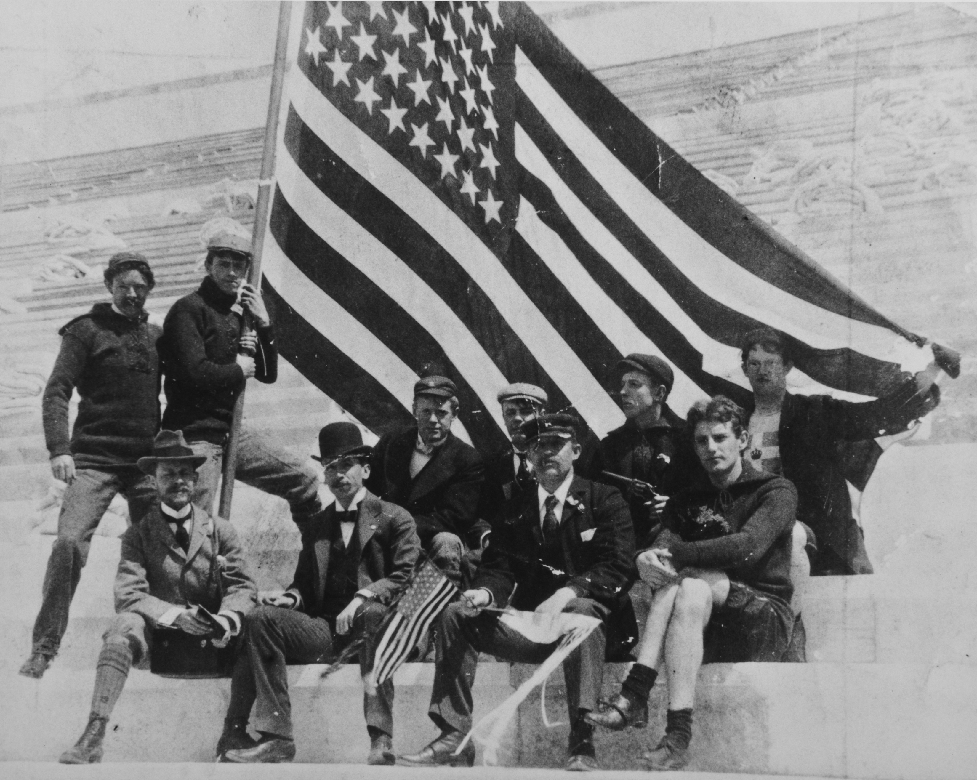 The wildly successful team in the Olympic stadium.