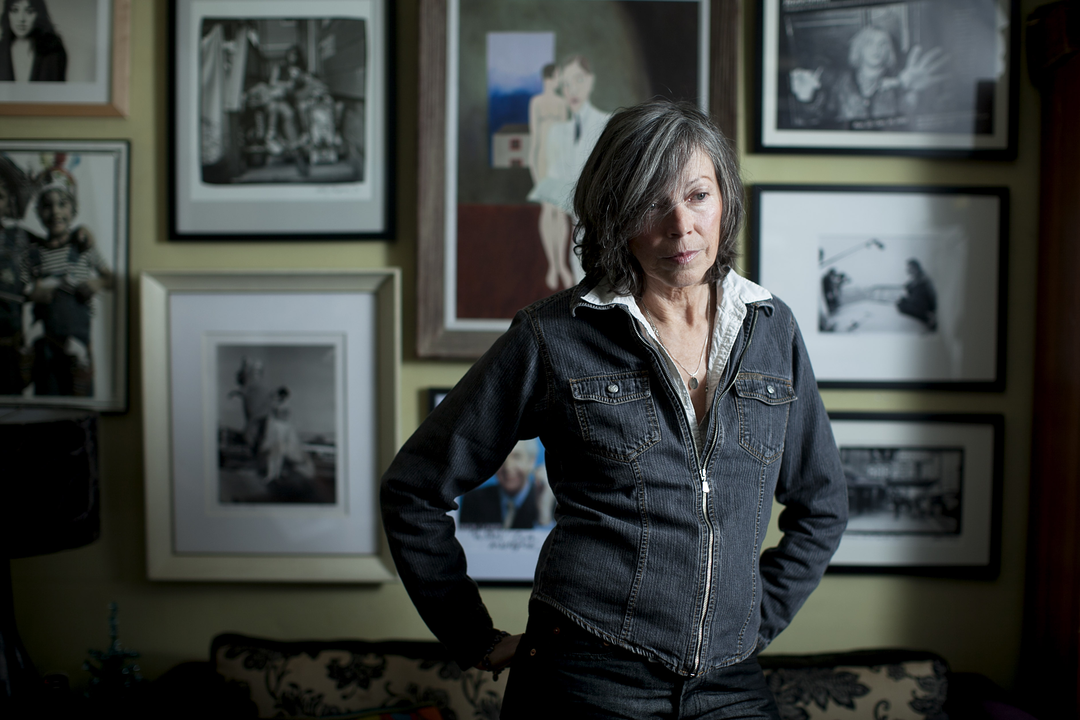 Jan Long Collins in her Somerville home in December.