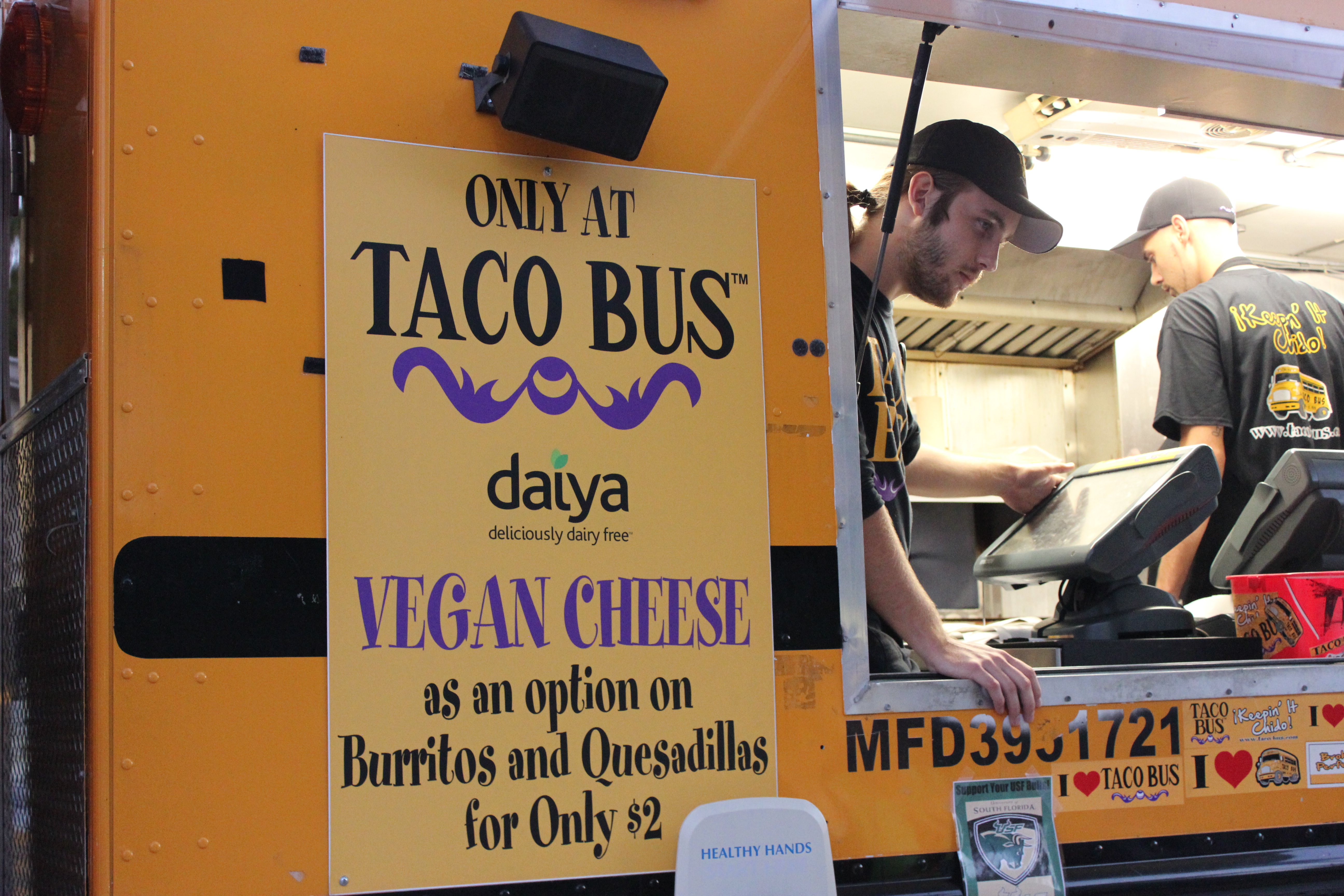 Taco Bus, a food truck and restaurant all in one (and quite tasty).