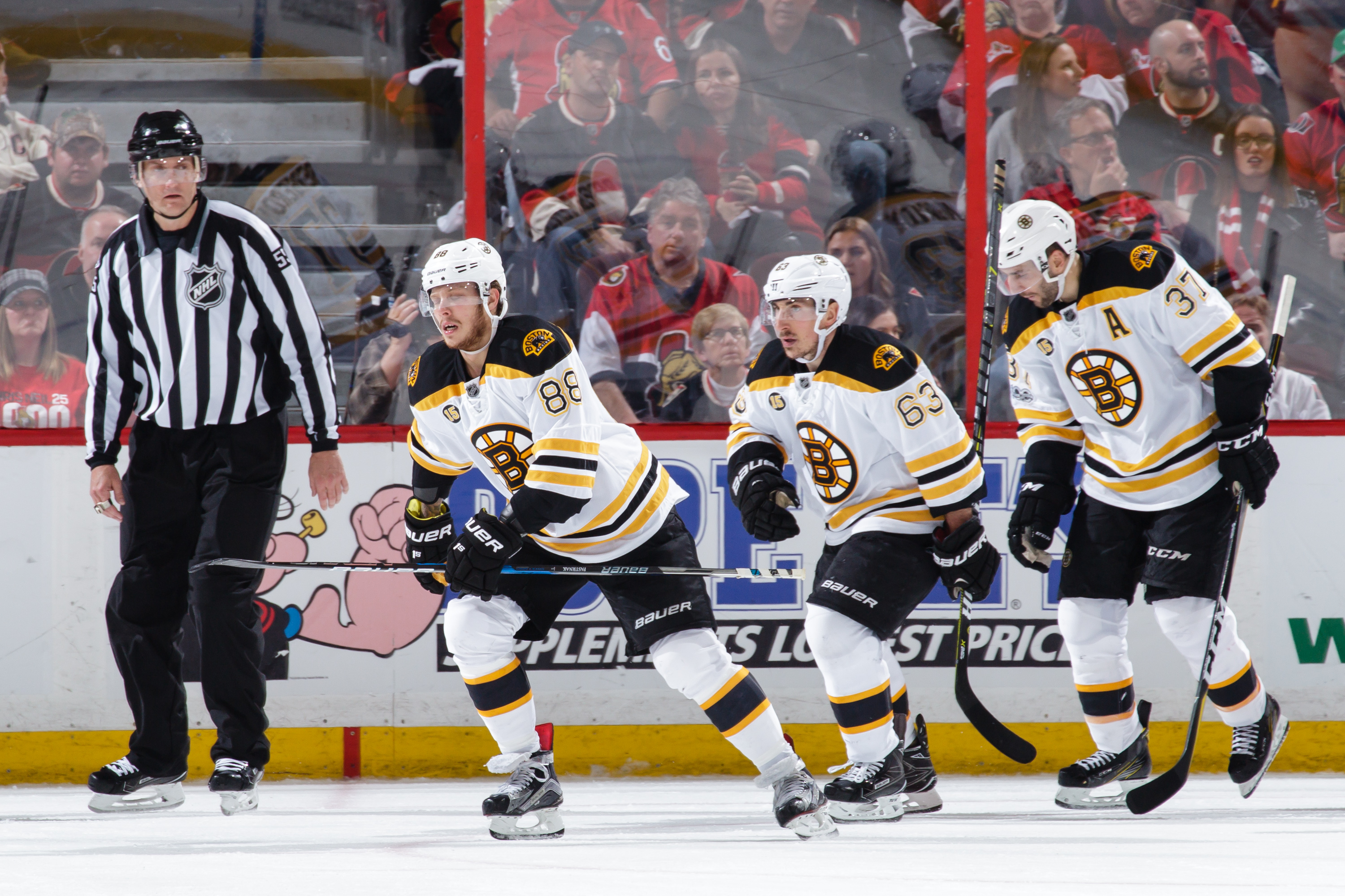 David Pastrnak, Brad Marchand, and Patrice Bergeron are no-brainers for the Bruins to protect in the expansion draft.