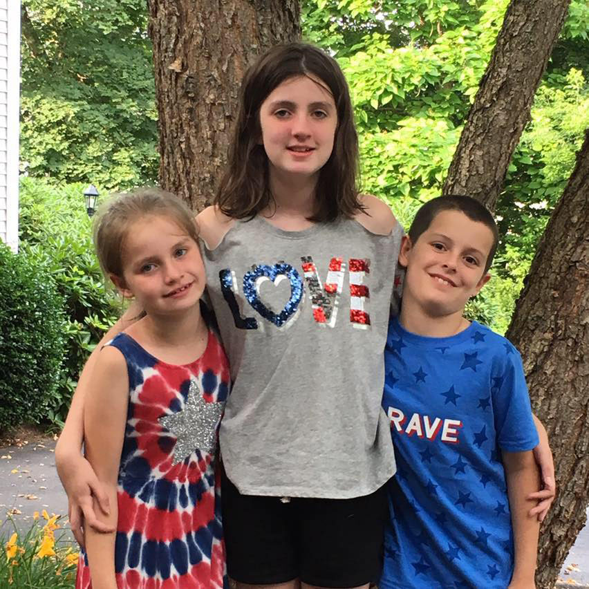 Kathryn, Alexis, and Nathaniel Zaccardi.