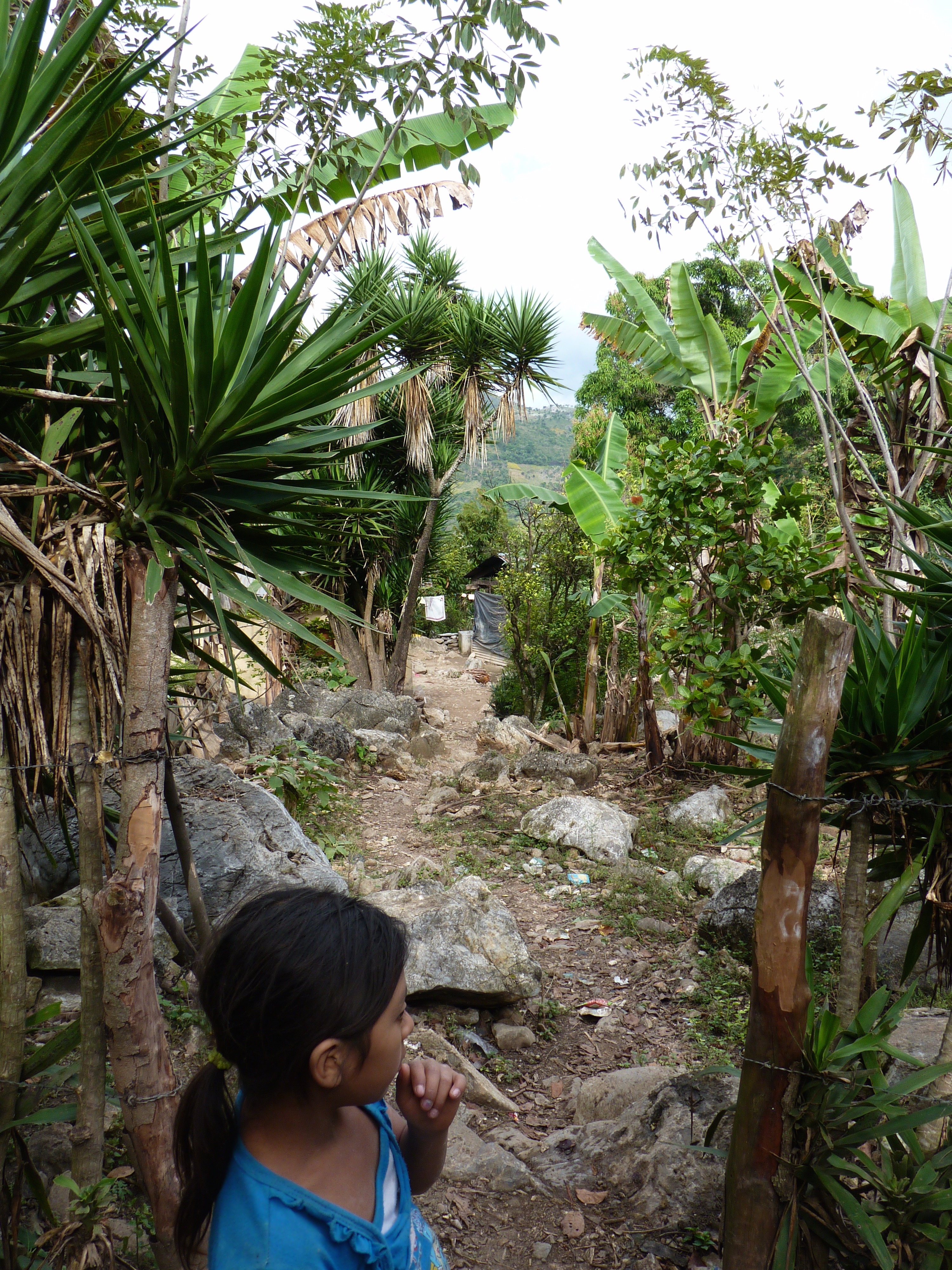 Sociocentric and behavioral health data are being collected at this small village on the outskirts of Copán Ruinas in Honduras.