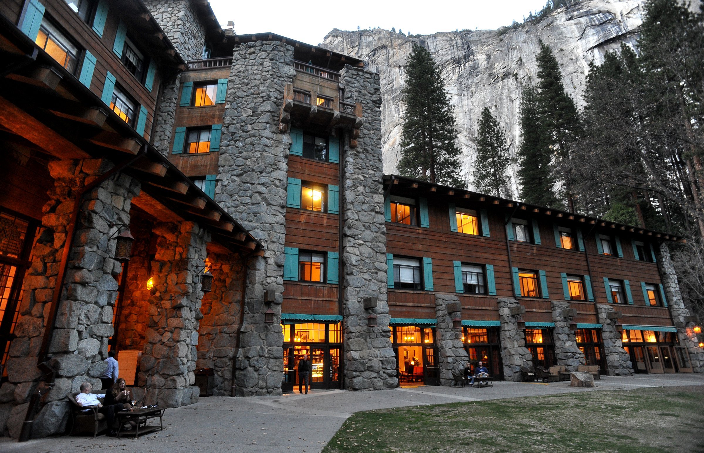 The historic Ahwahnee Hotel in Yosemite, Calif.