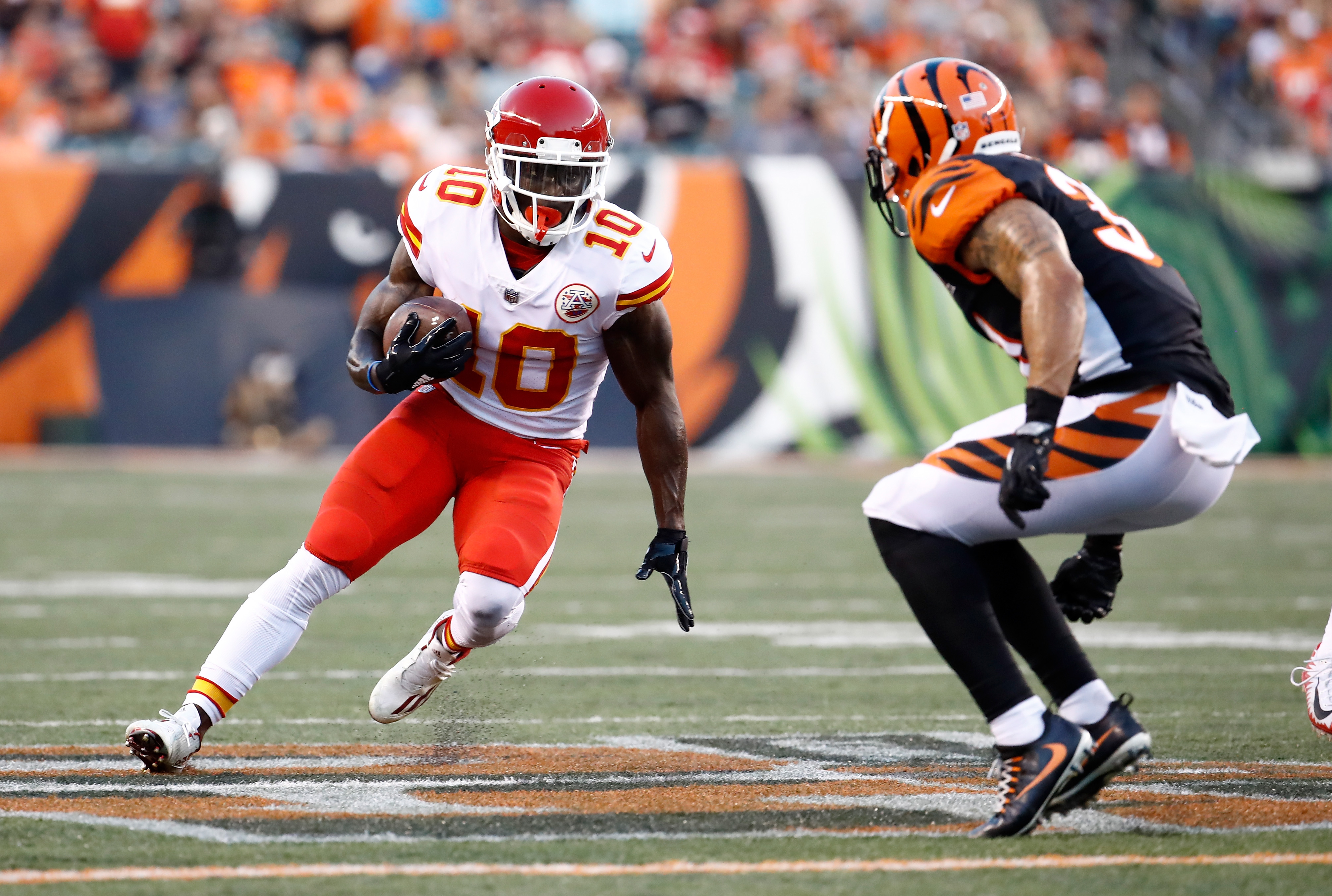 Chiefs speedster Tyreek Hill is a game changer on offense and special teams.
