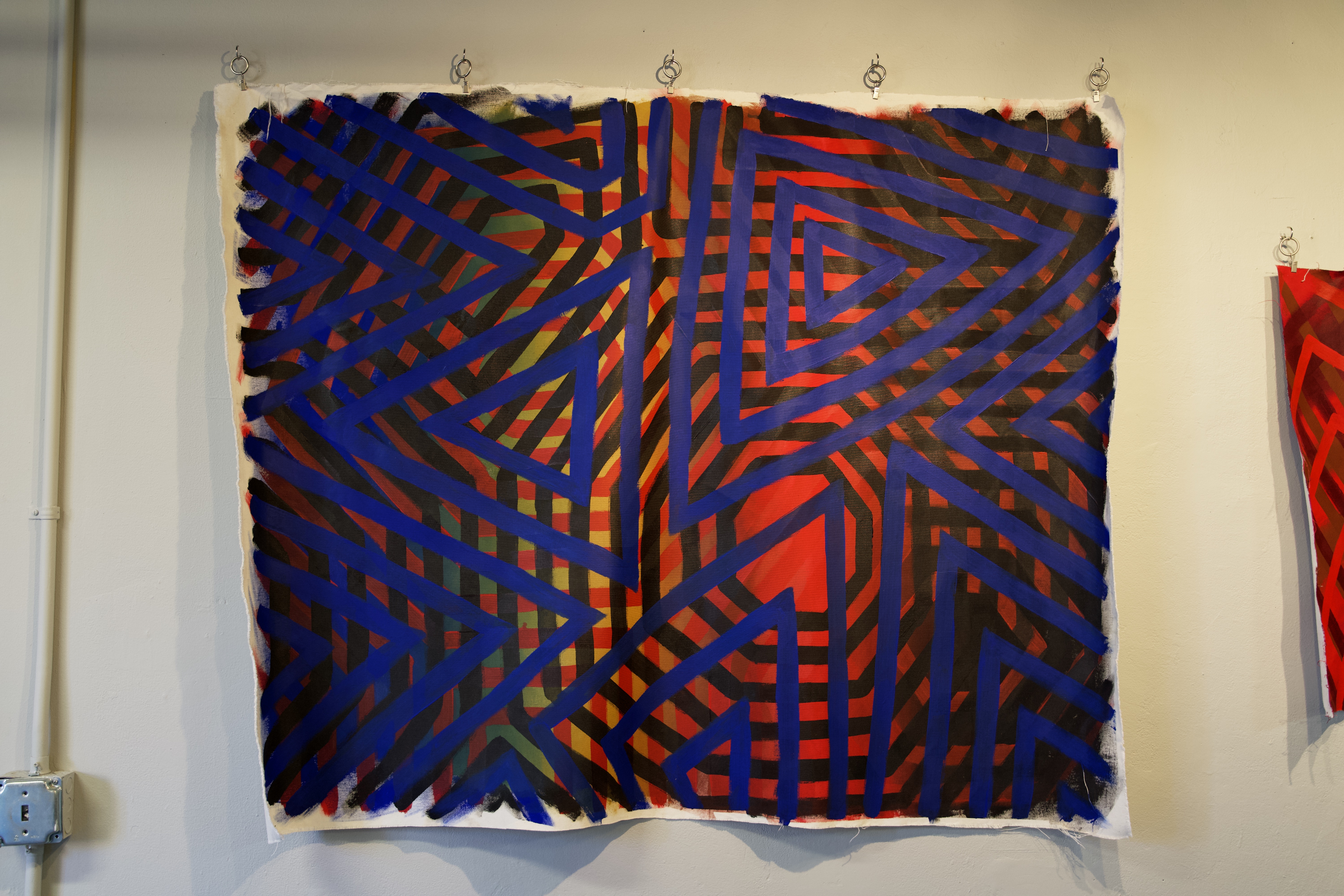 Erin Genia's "Reverberations" at Urbano Project. (Photo by Erin Genia)