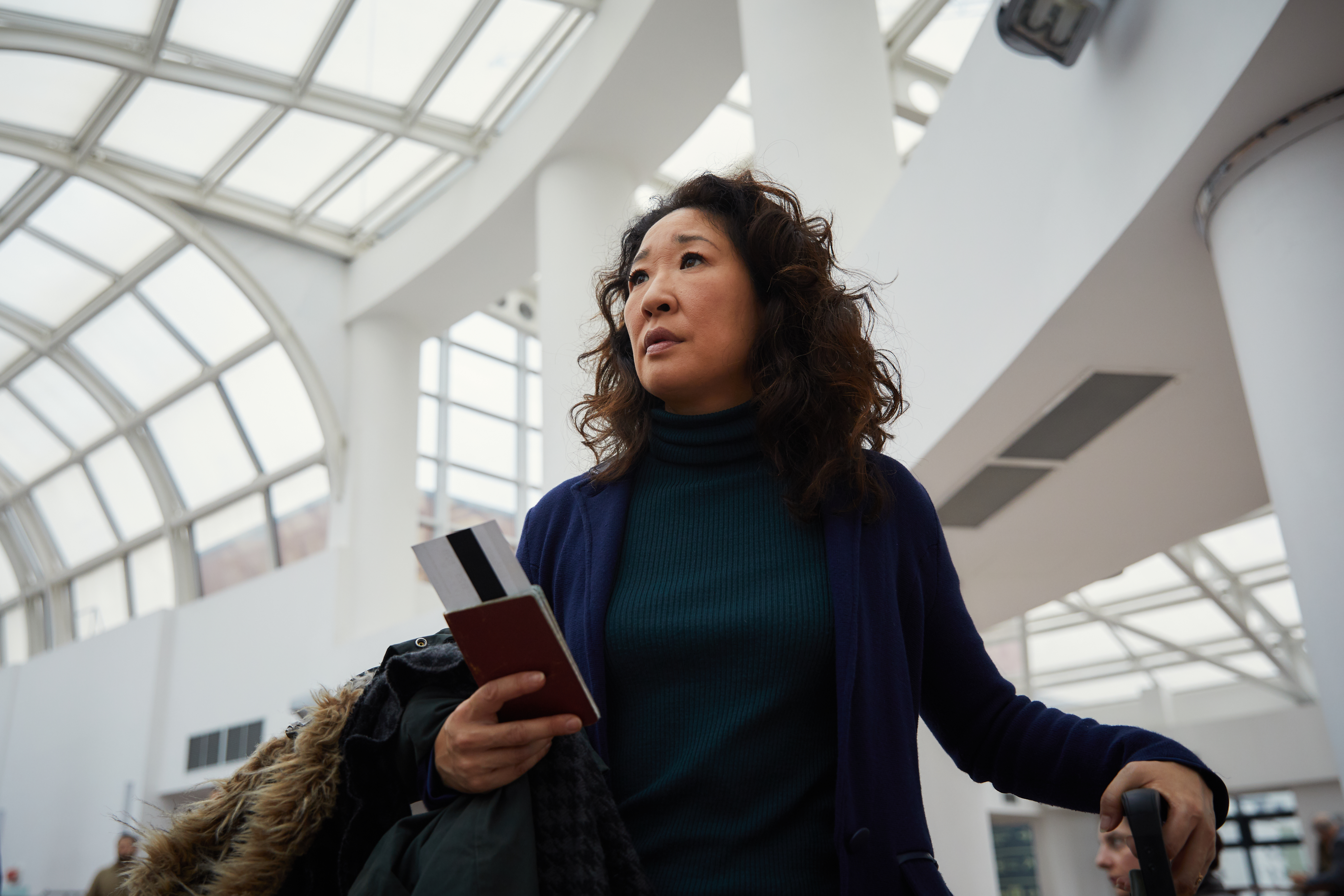 Sandra Oh in BBC America’s “Killing Eve.”