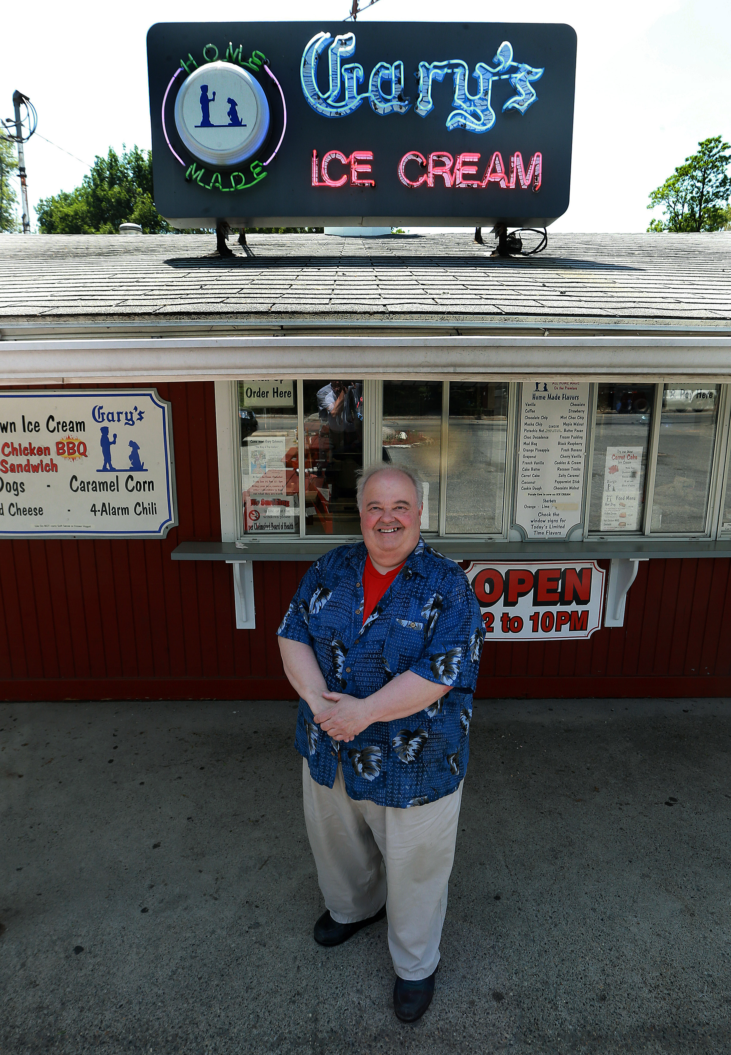 Gary Frascarelli owns Gary’s Ice Cream in Chelmsford.