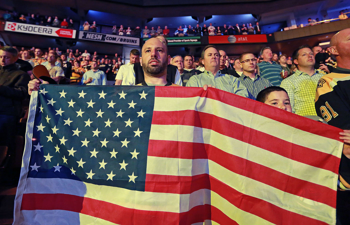 Once fans got to their seats, they overwhelmingly showed their true colors.