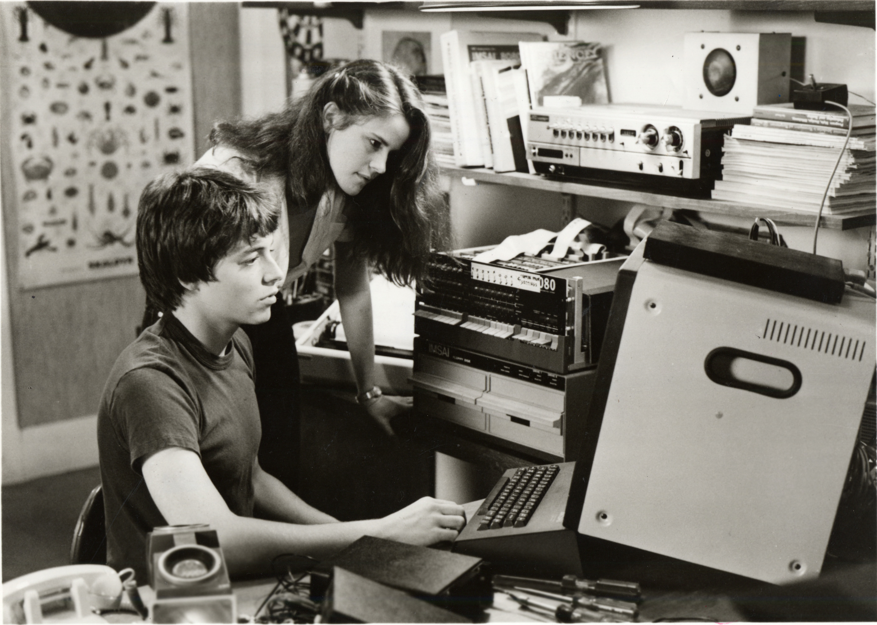 Matthew Broderick and Ally Sheedy in “WarGames.”