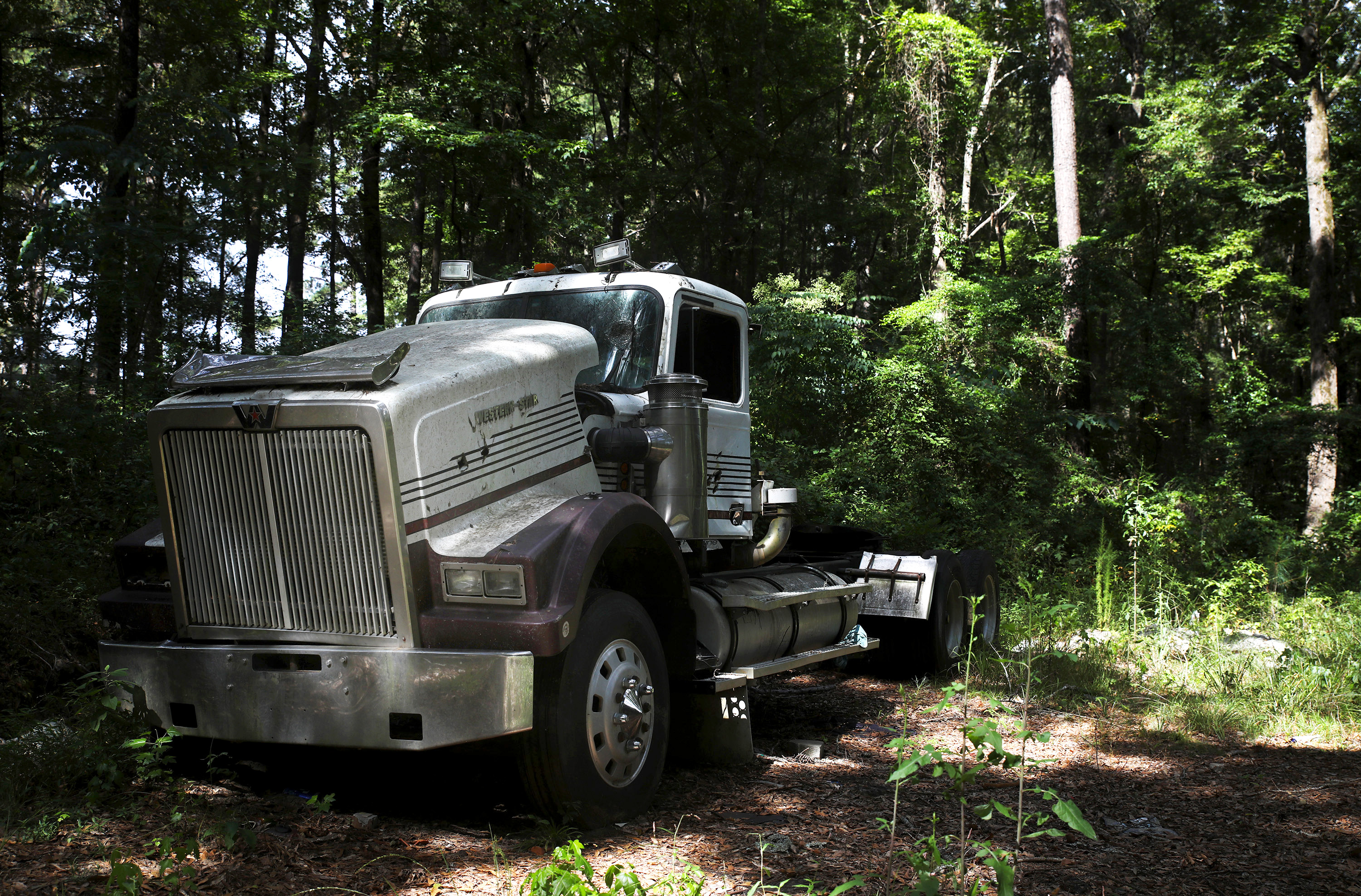 Tami Mann was five months pregnant with Jasmine when Jasper Irwin crashed into her passenger side door with this truck.