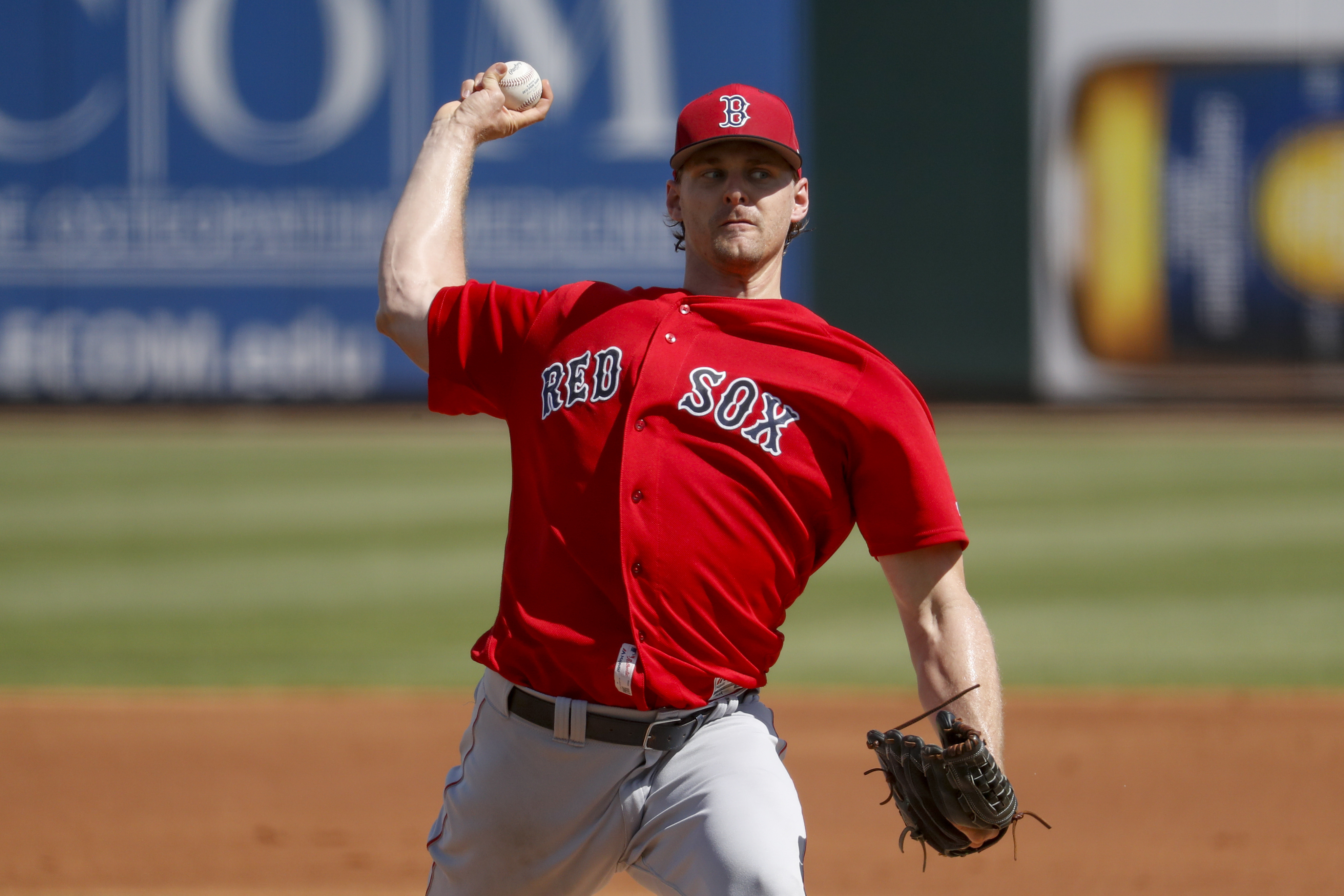 Justin Haley has pitched in 14 regular-season games in the majors.